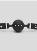Bondage Boutique Medium Silicone Breathable Ball Gag, Black, hi-res