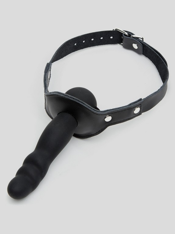Bondage Boutique Large Silicone Ball Gag with Dildo