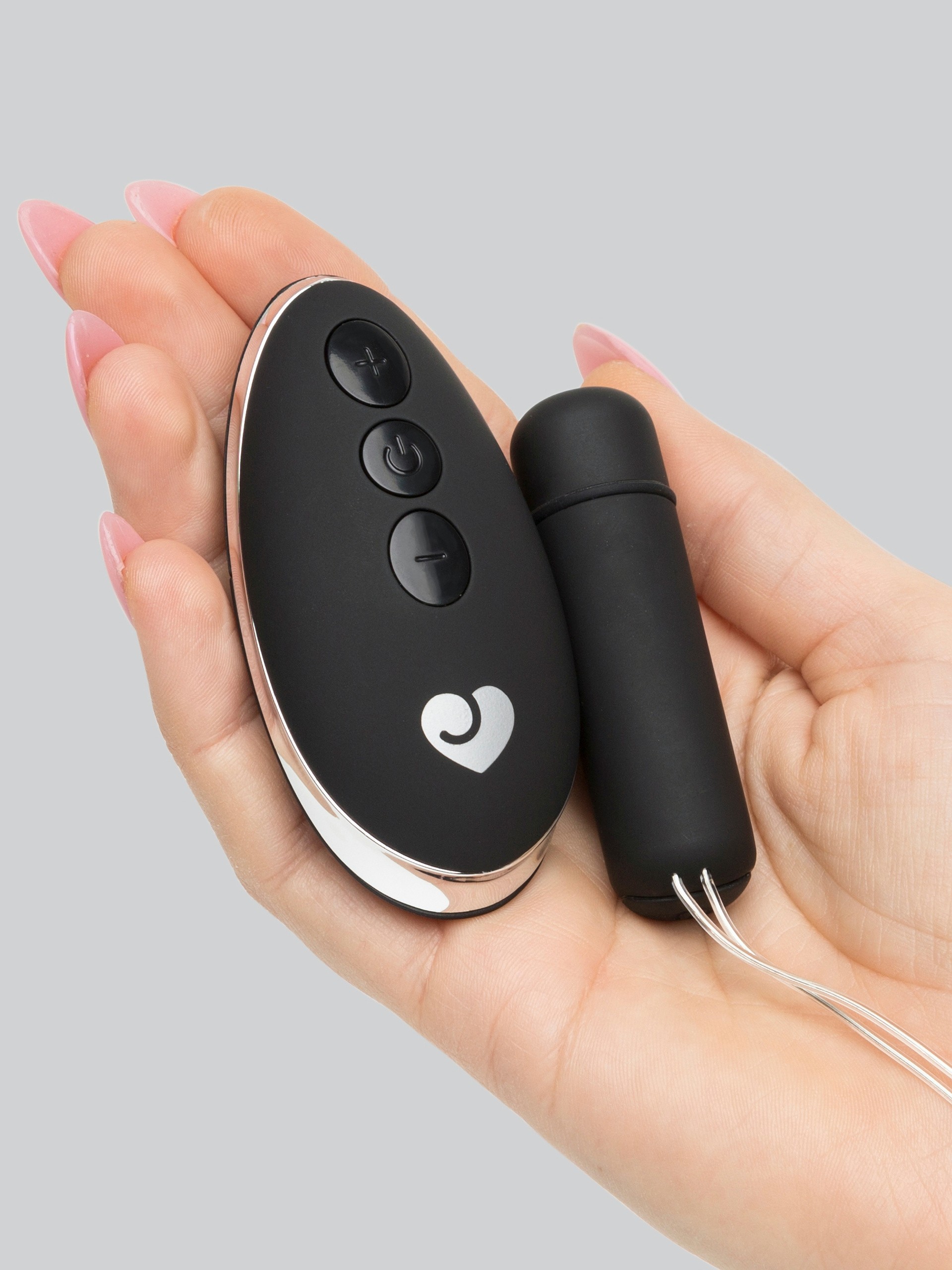 Lovehoney Seduce Me 10 Function Vibrating Suspender Thong, Black, hi-res