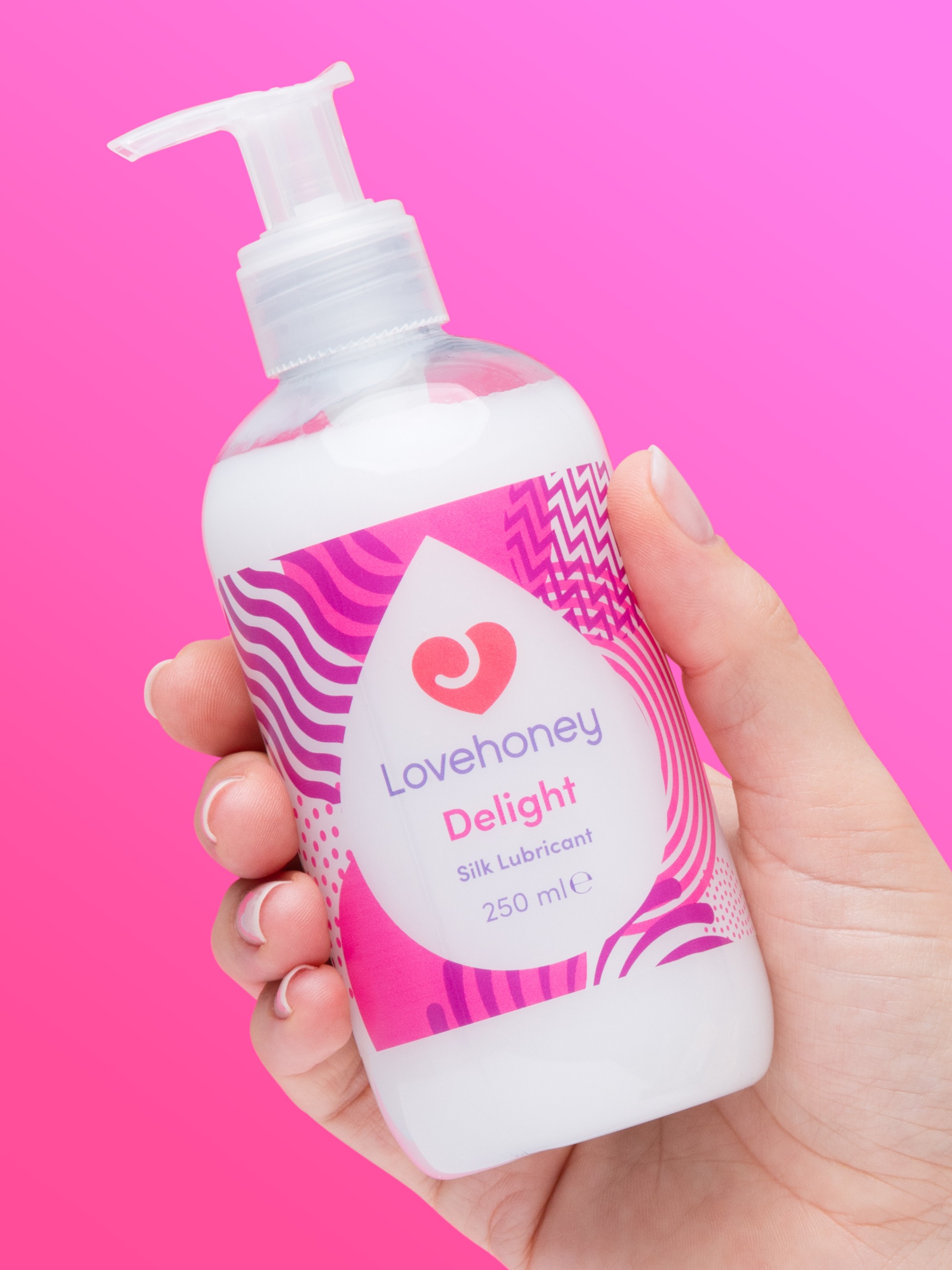Lovehoney Delight Extra Silky Water-Based Lubricant 250ml, , hi-res