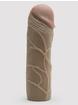 Fantasy X-Tensions Extra Girthy 2 Extra Inches Realistic Penis Extender, Flesh Brown, hi-res