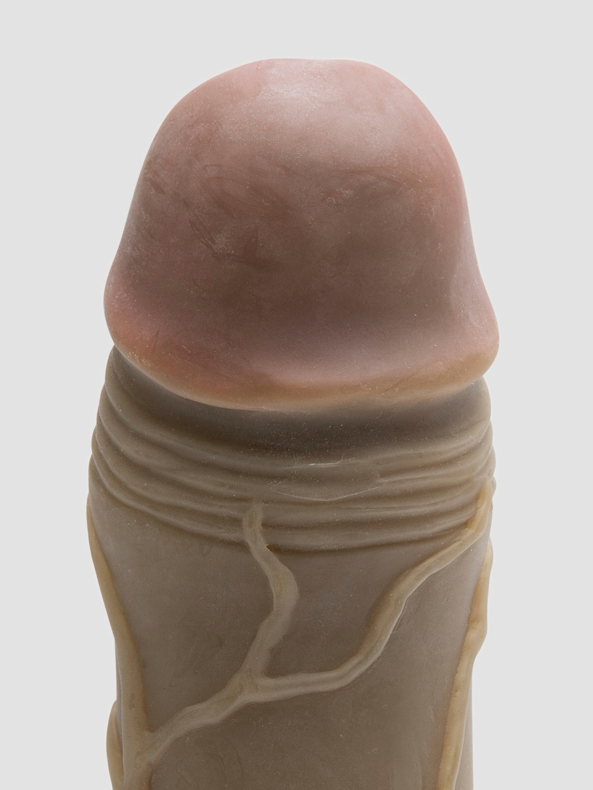 Fantasy X-Tensions Extra Girthy 2 Extra Inches Realistic Penis Extender, Flesh Brown, hi-res