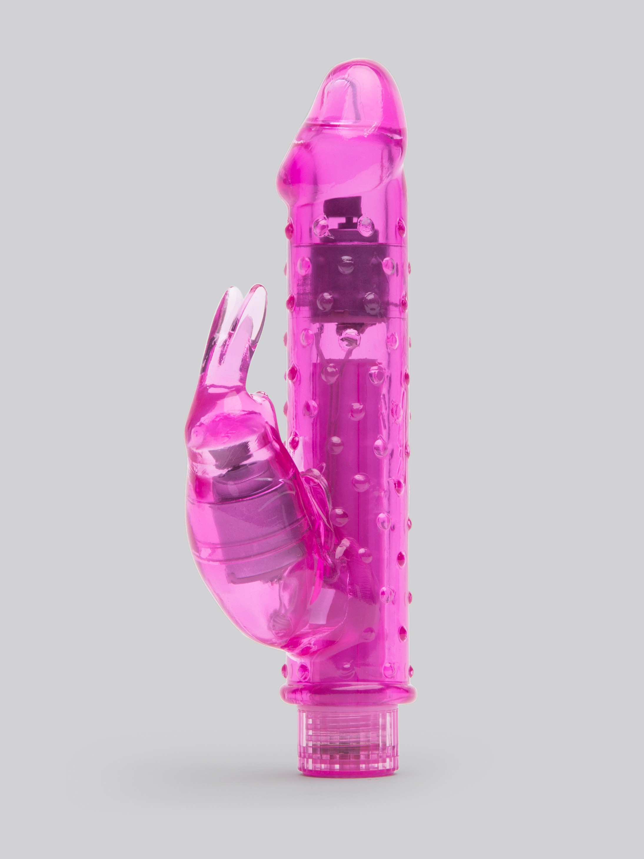 Image of BASICS Textured Rabbit Vibrator - Pink
