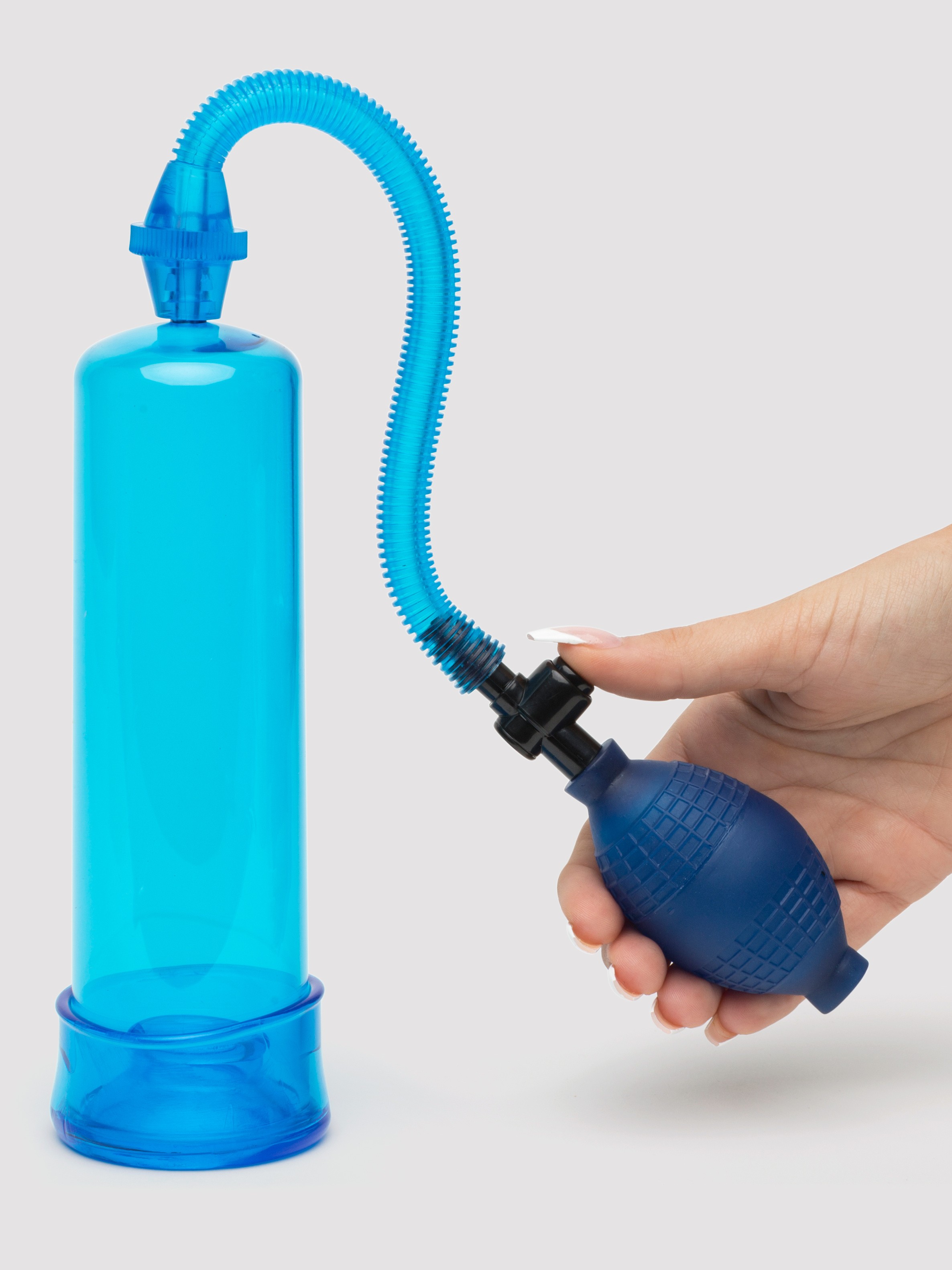 Pump Worx Beginner's Power Penis Pump, Blue, hi-res