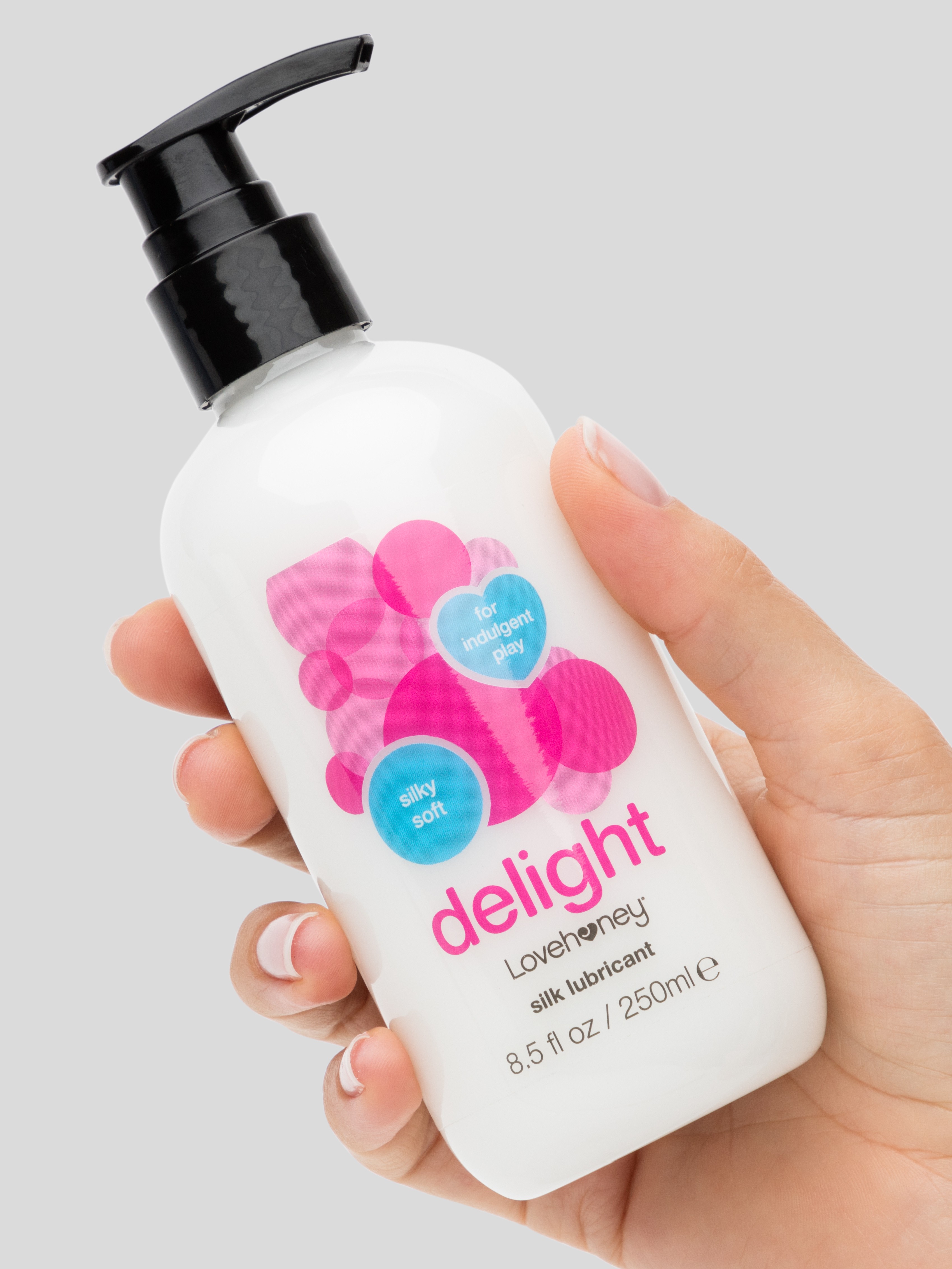 Lovehoney Delight Silk Lubricant 8.5 fl oz, , hi-res