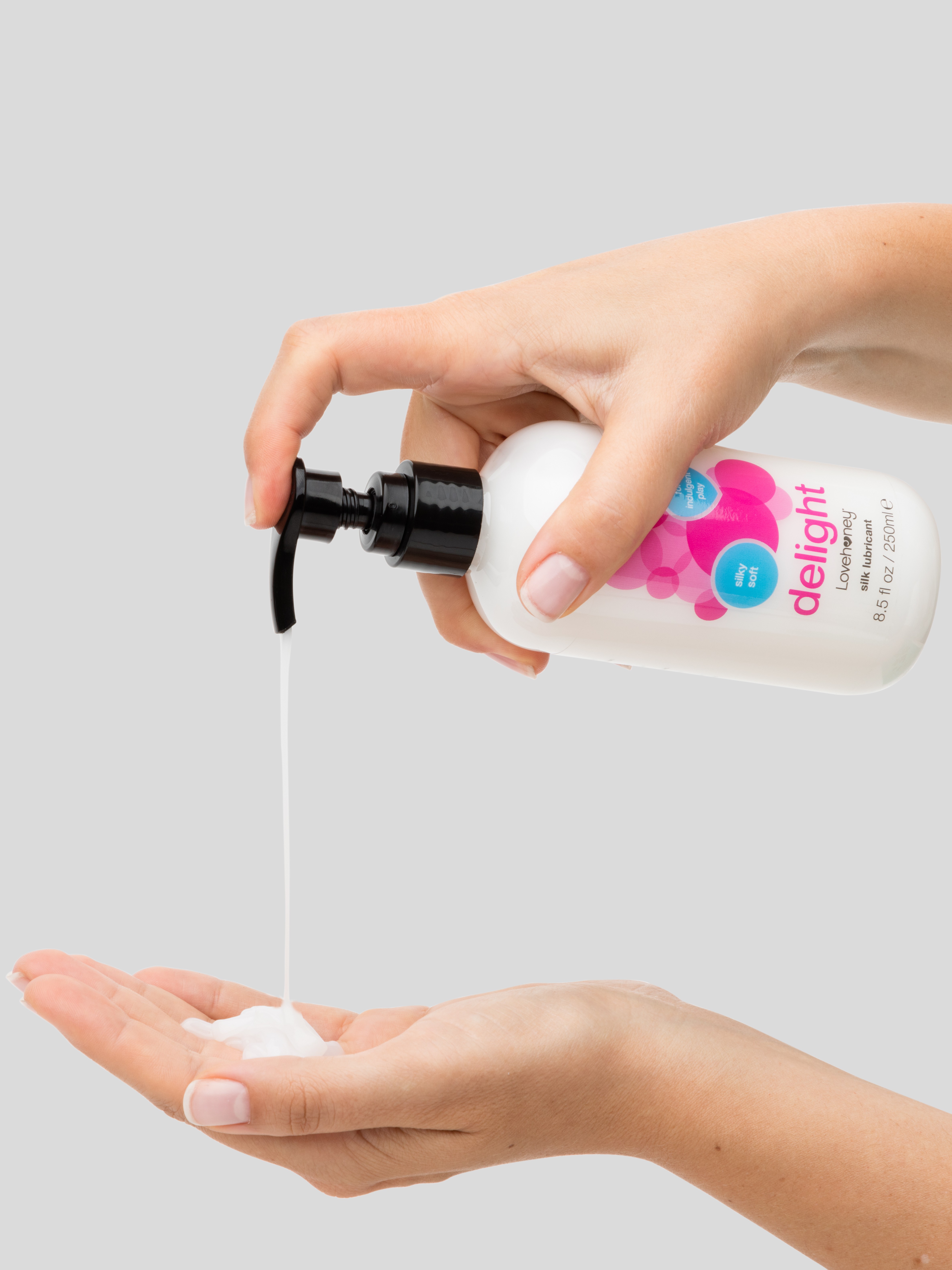 Lovehoney Delight Silk Lubricant 8.5 fl oz, , hi-res