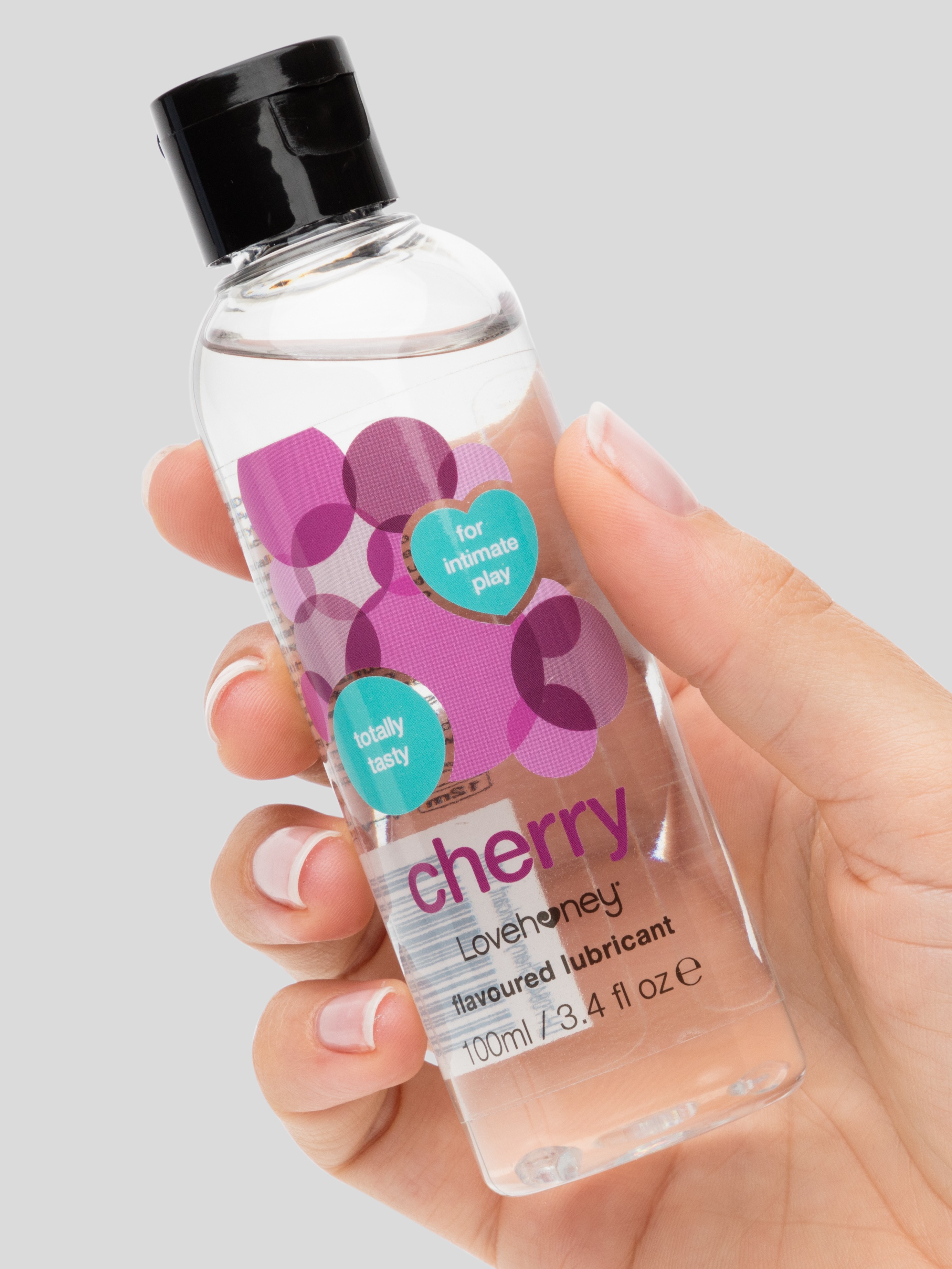 Lovehoney Cherry Flavored Lubricant 3.4 fl oz, , hi-res