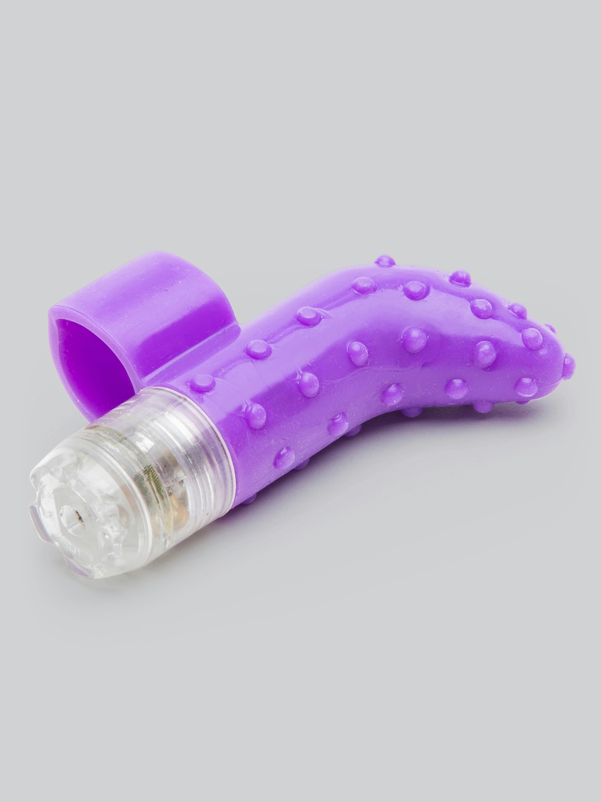 Neon Finger Fun Powerful Finger Vibrator, Purple, hi-res