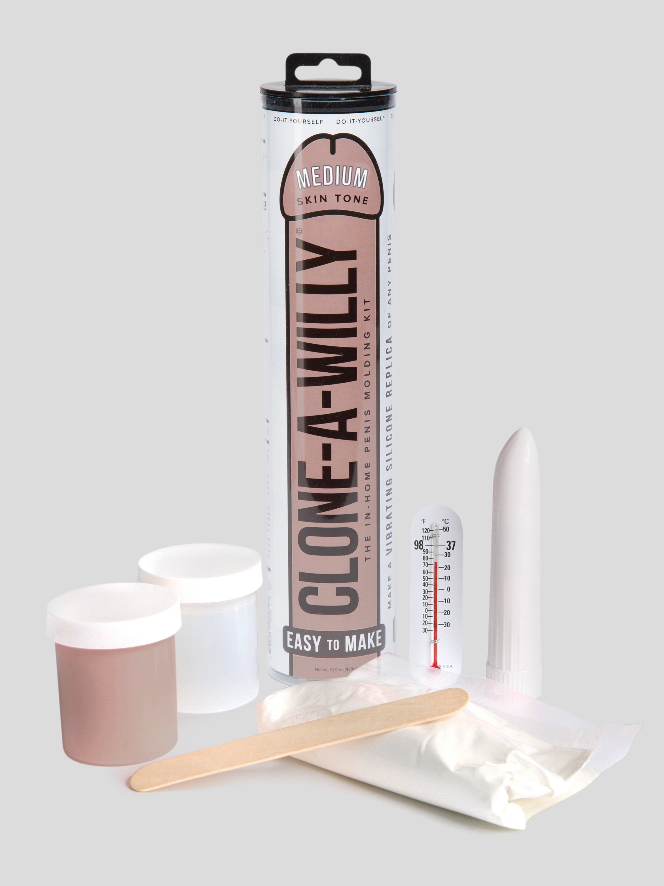 Clone-A-Willy Vibrator Moulding Kit Medium Skin Tone, Flesh Tan, hi-res