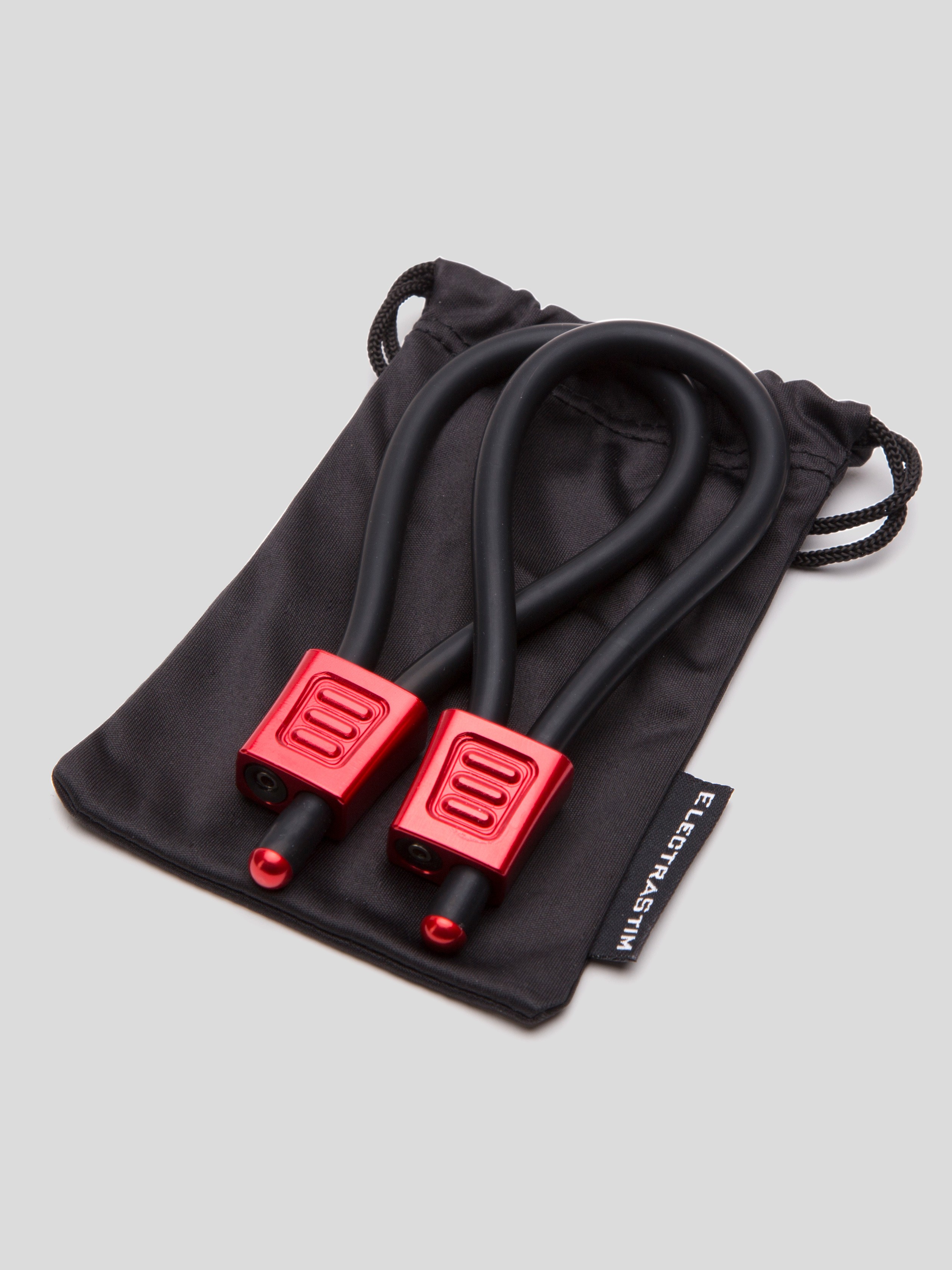 ElectraStim Prestige ElectraLoops Cock Rings, Red, hi-res