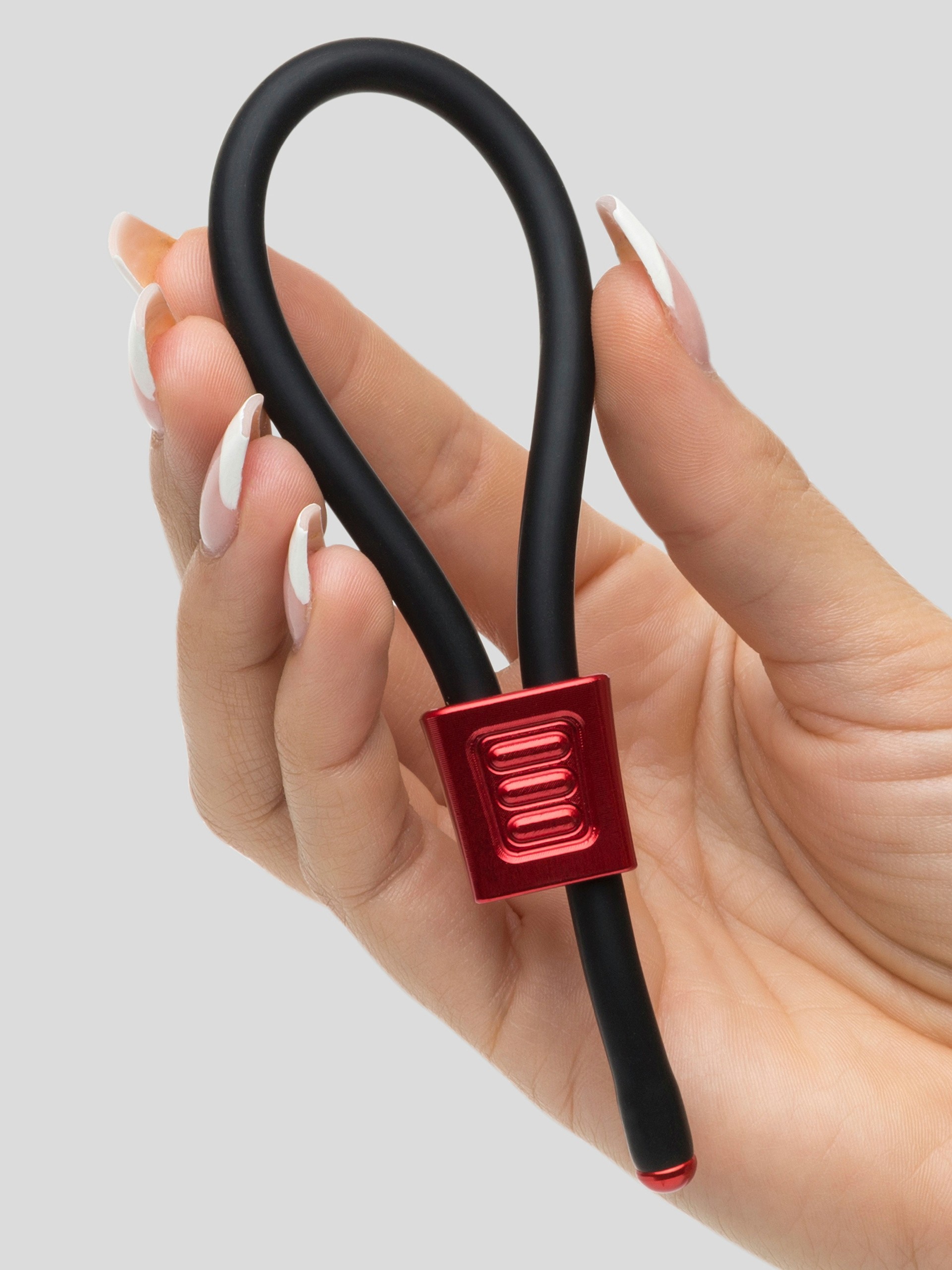 ElectraStim Prestige ElectraLoops Cock Rings, Red, hi-res