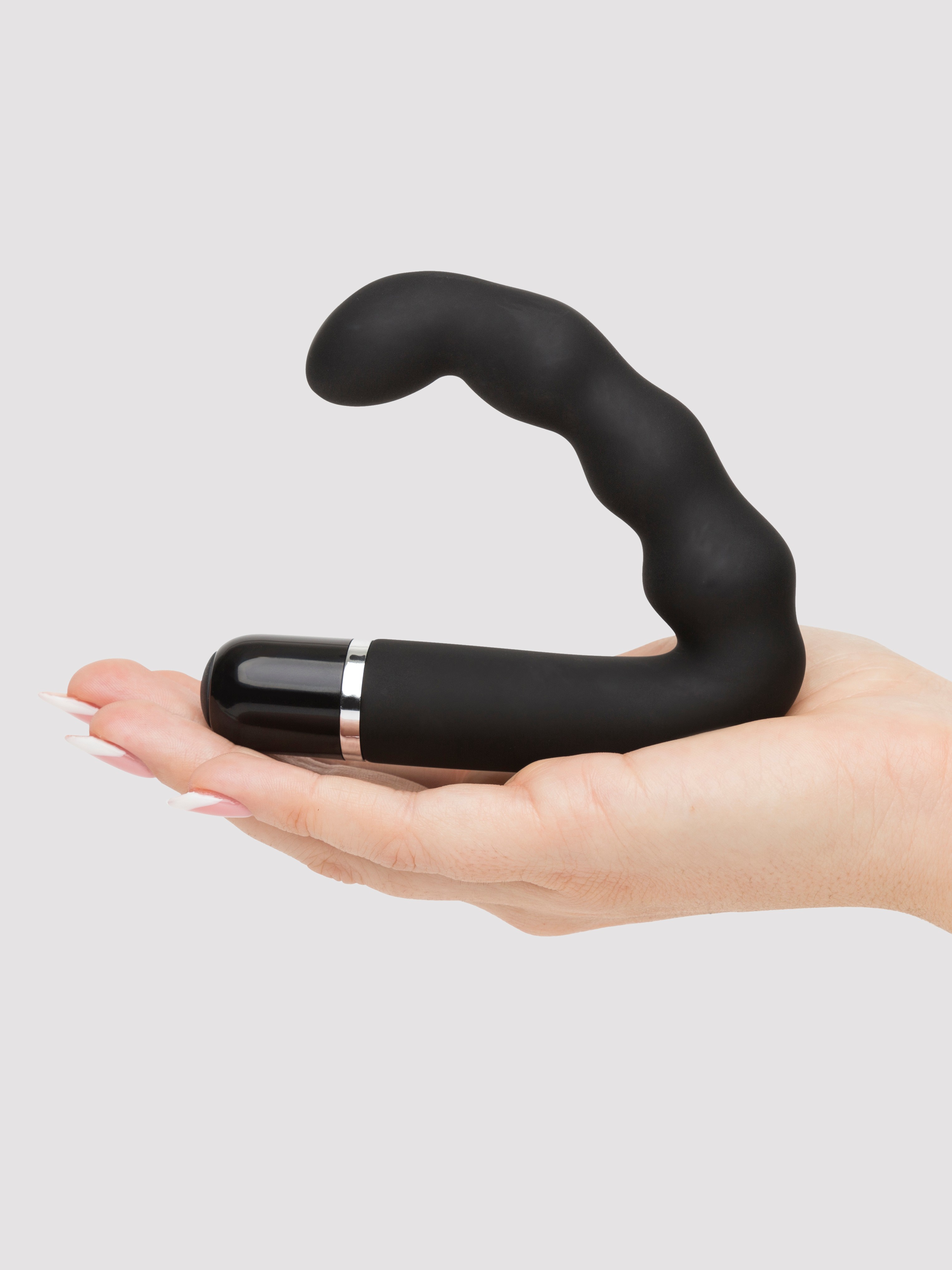 Lovehoney Rookie 10 Function Vibrating Prostate Massager, Black, hi-res