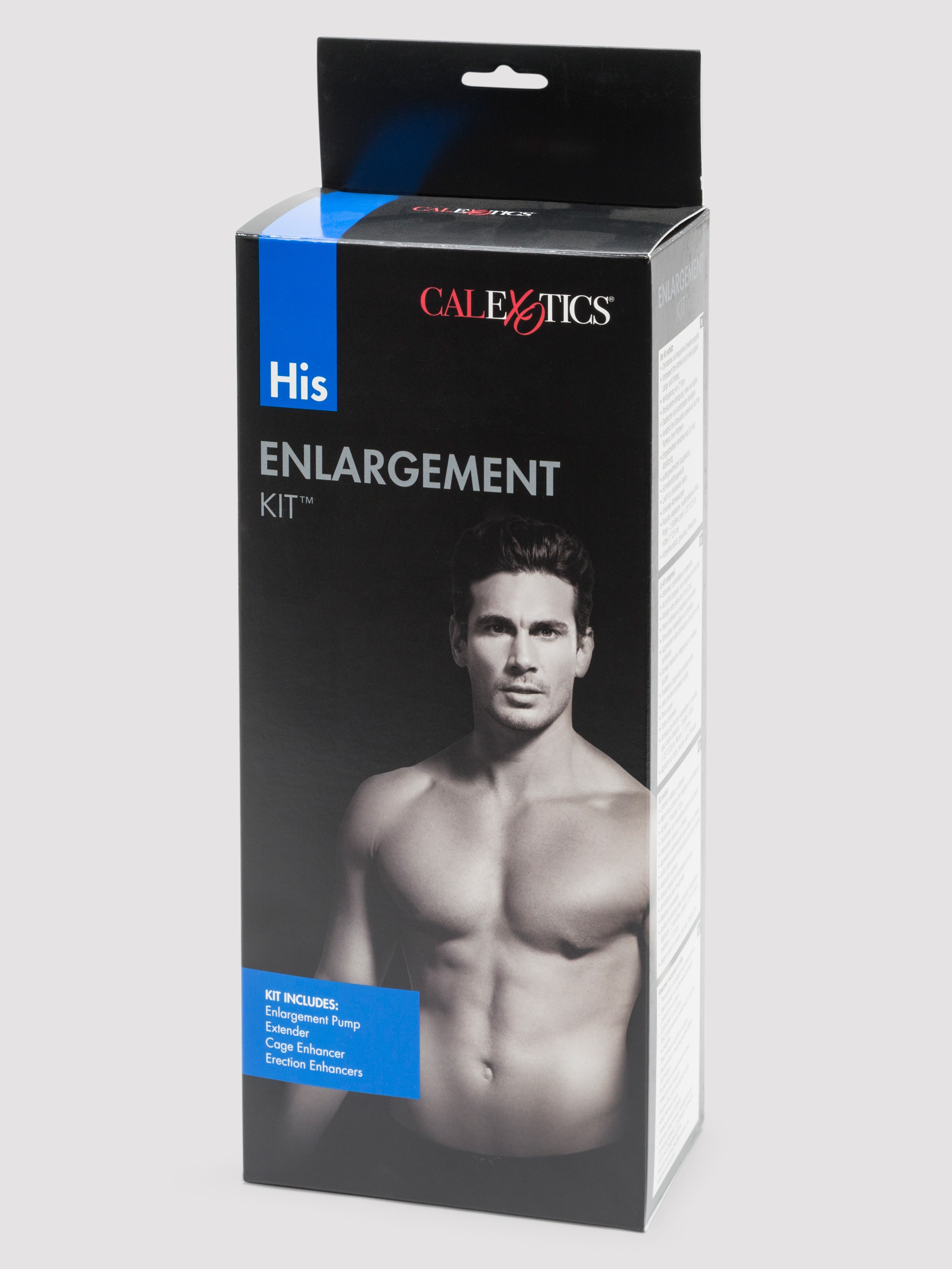 His Enlargement Kit Penis Enhancers (5 Piece), Clear, hi-res