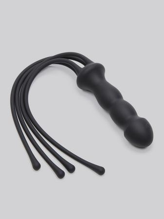 Doc Johnson Silicone Flogger Whip with Dildo Handle