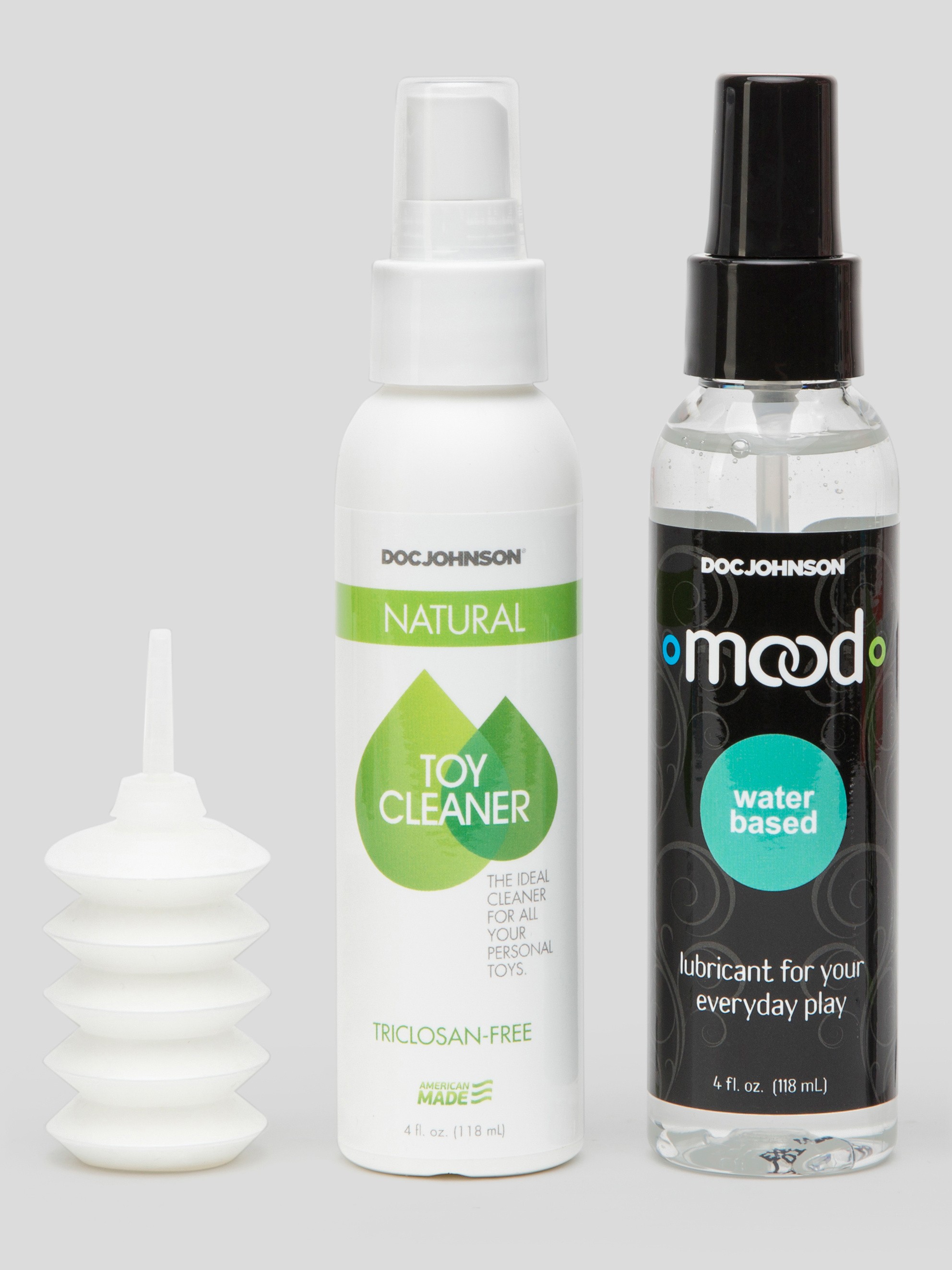 Doc Johnson Vac-U-Lock Realistic Feel Advanced Strap-On Dildo Set, Flesh Pink, hi-res