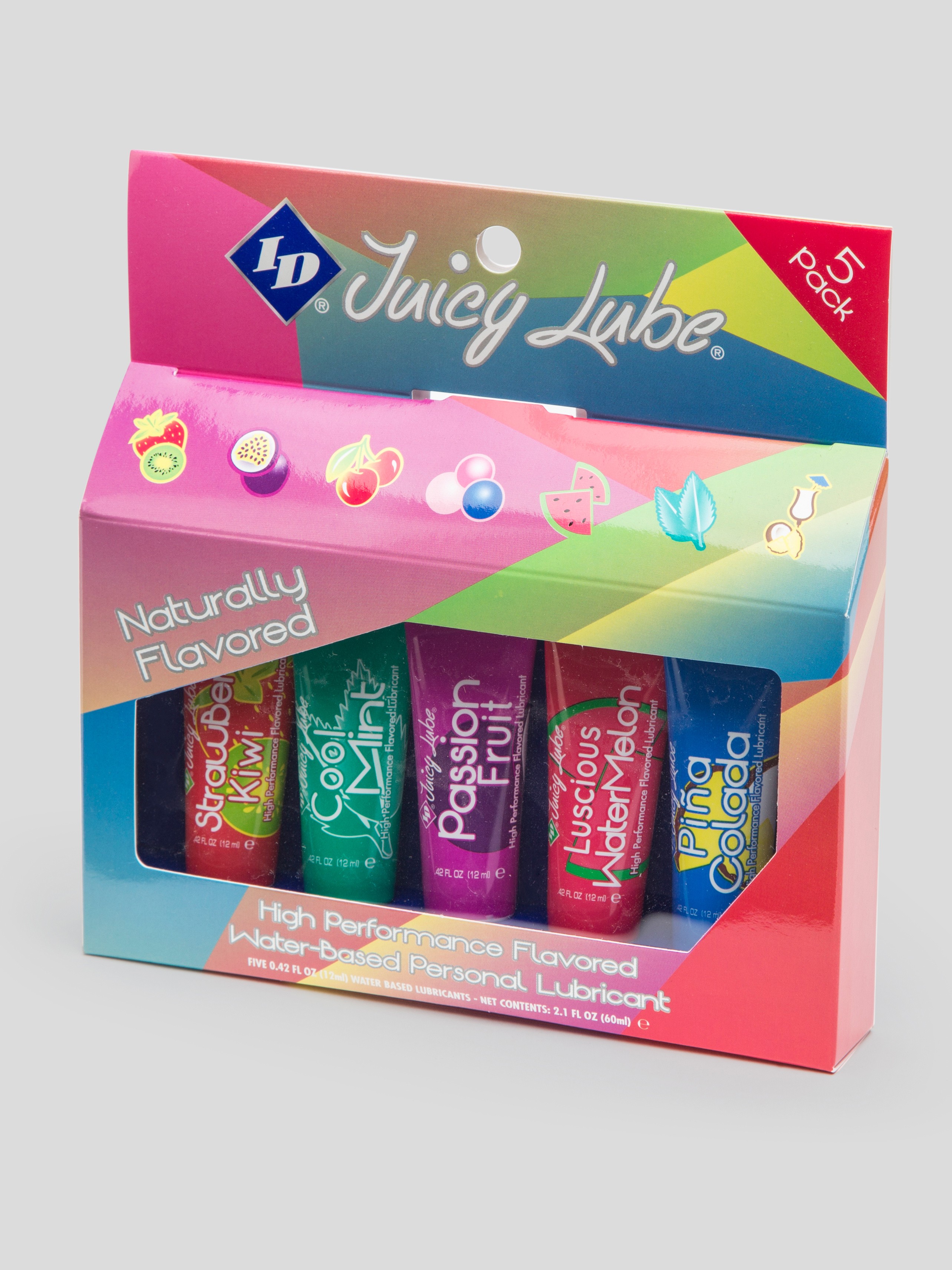 ID Juicy Lube Assorted Travel Pack (5 x 12ml), , hi-res