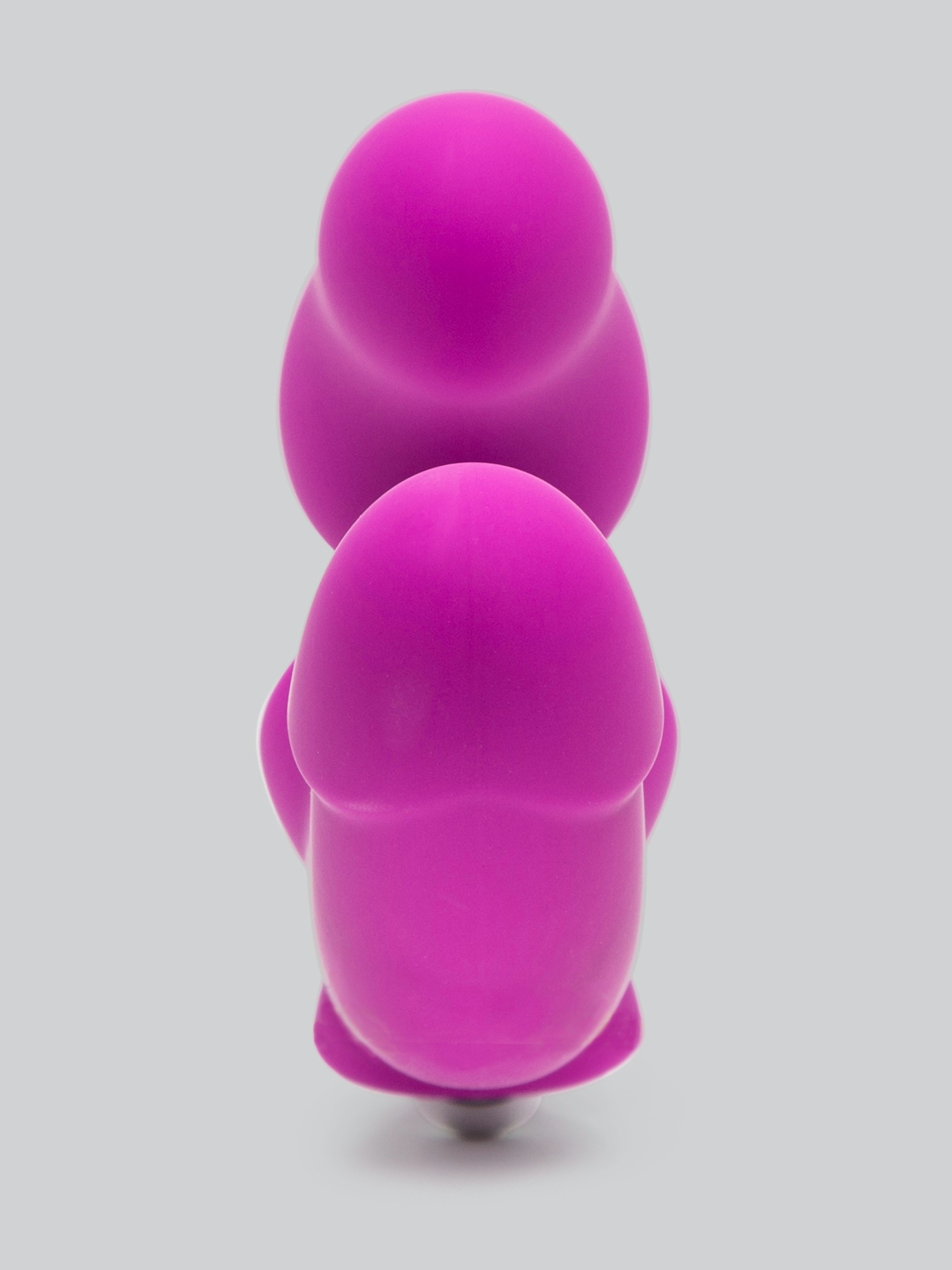 Evoke Silicone Strapless Strap-On Vibrating Dildo 7 Inch, Pink, hi-res