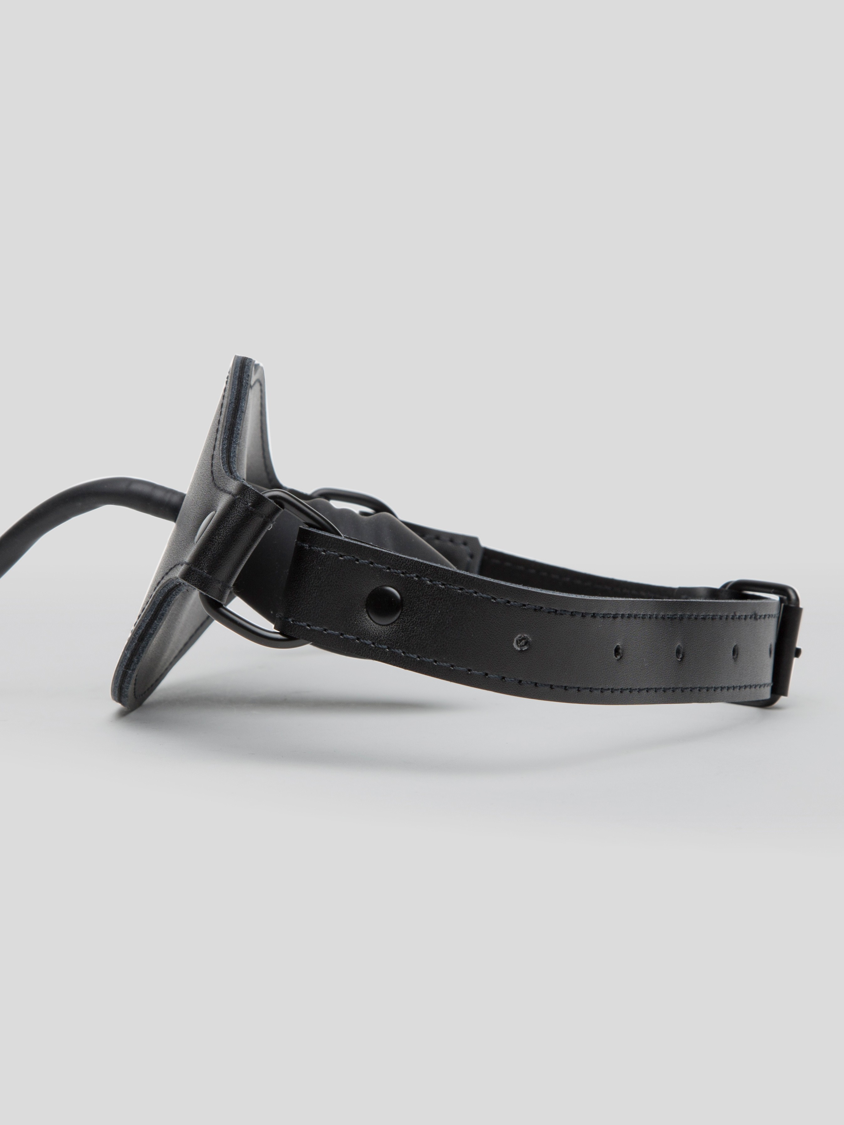 Bondage Boutique Inflatable Dildo Gag, Black, hi-res