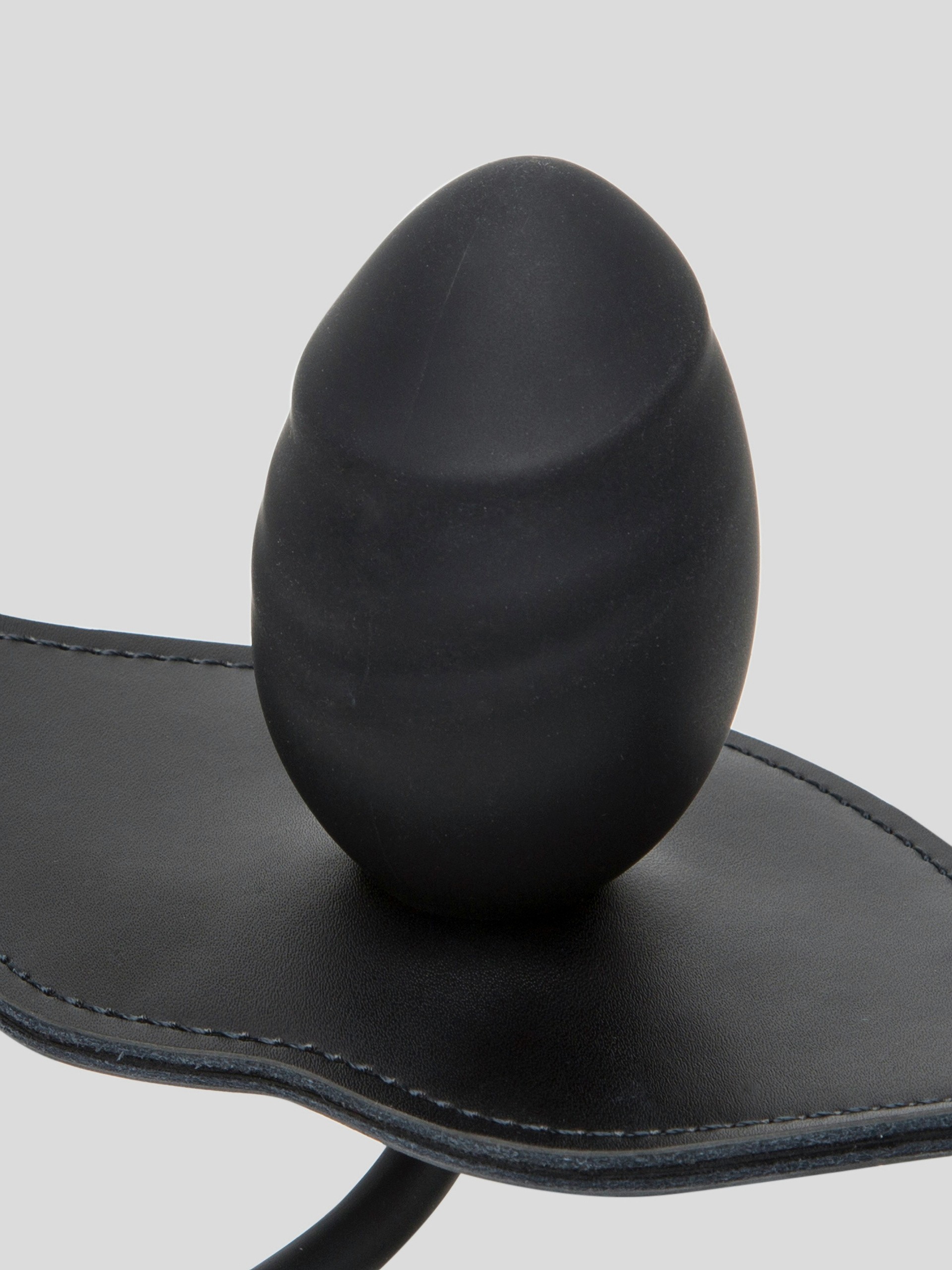 Bondage Boutique Inflatable Dildo Gag, Black, hi-res