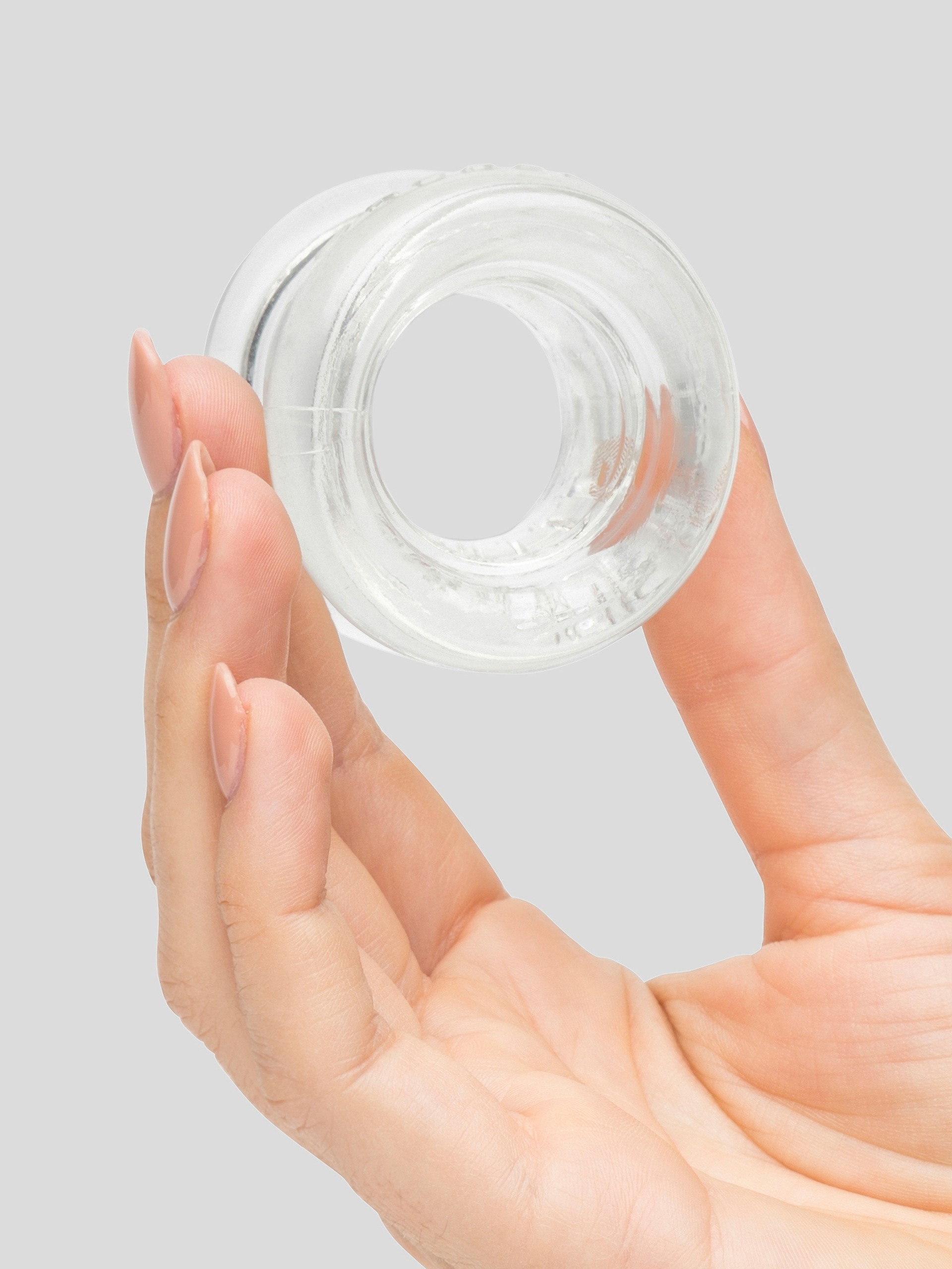 Oxballs Squeeze 2-Inch Ball Stretcher, Clear, hi-res