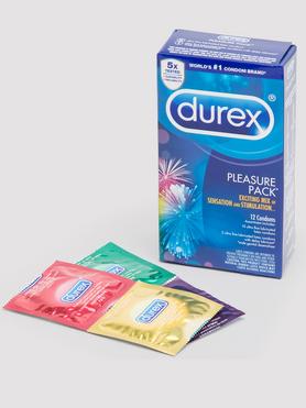 Durex Pleasure Pack Assorted Latex Condoms (12 Count)