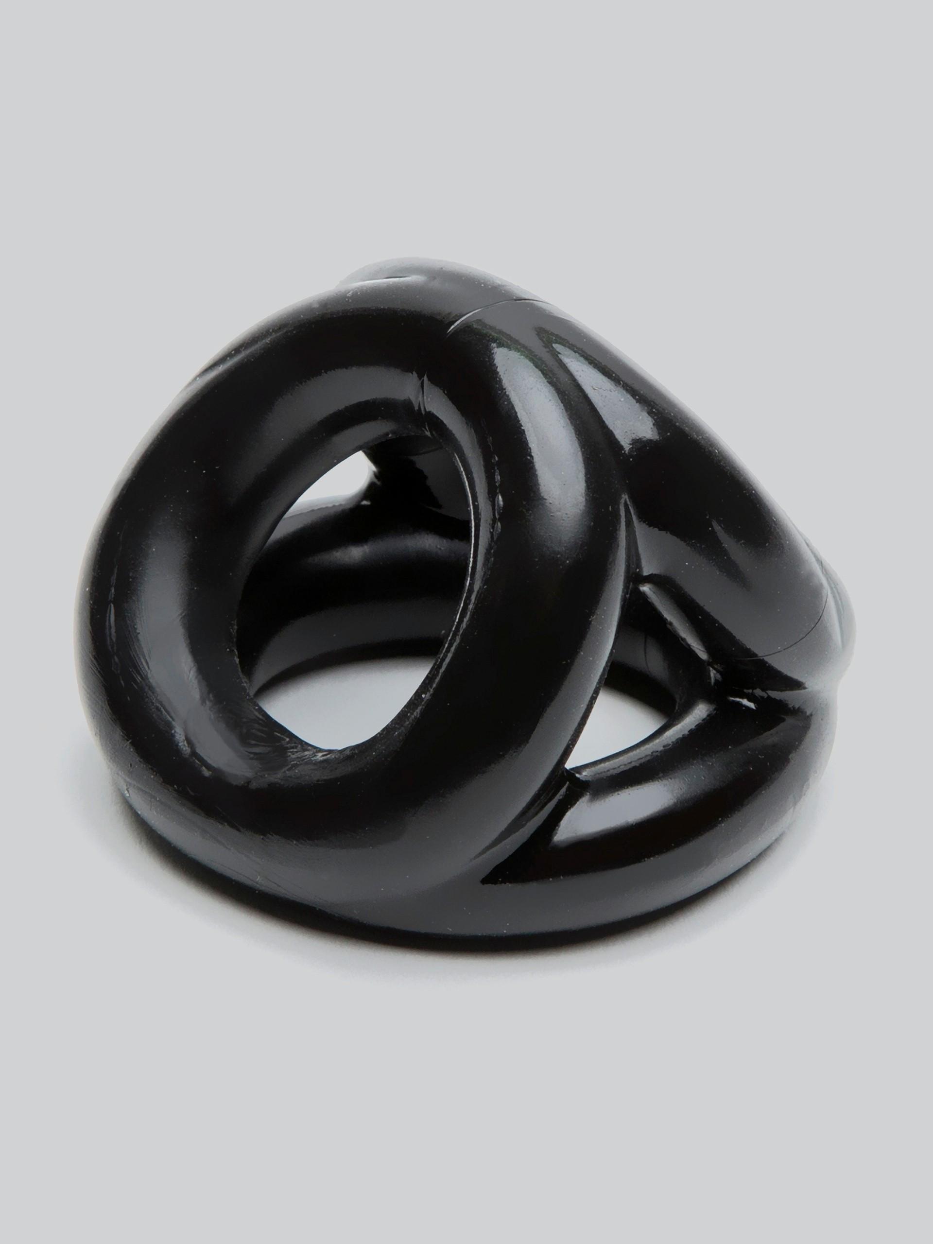 Oxballs TRI-SPORT Cock Ring and Ball Sling, Black, hi-res