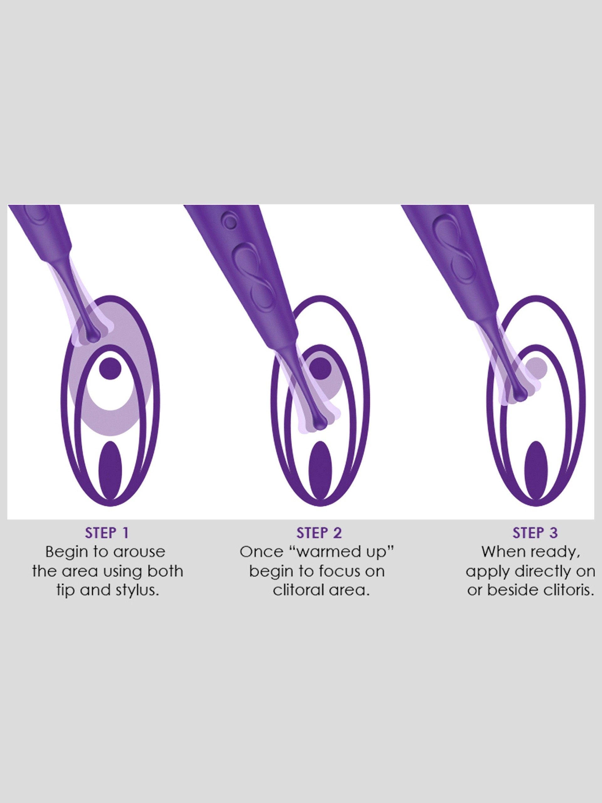 Zumio X Rechargeable Deep Stimulation SpiroTIP Clitoral Stimulator, Purple, hi-res