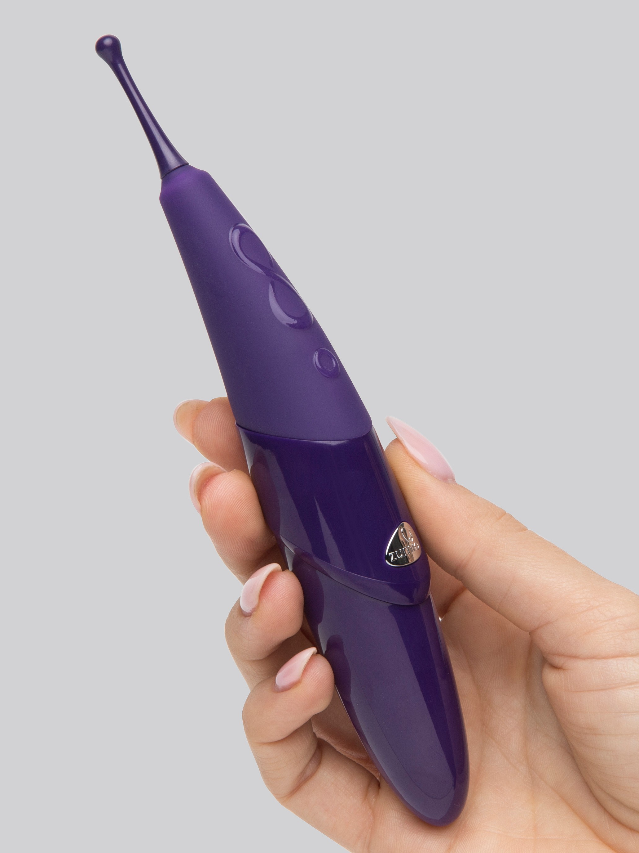 Zumio X Rechargeable Deep Stimulation SpiroTIP Clitoral Stimulator, Purple, hi-res