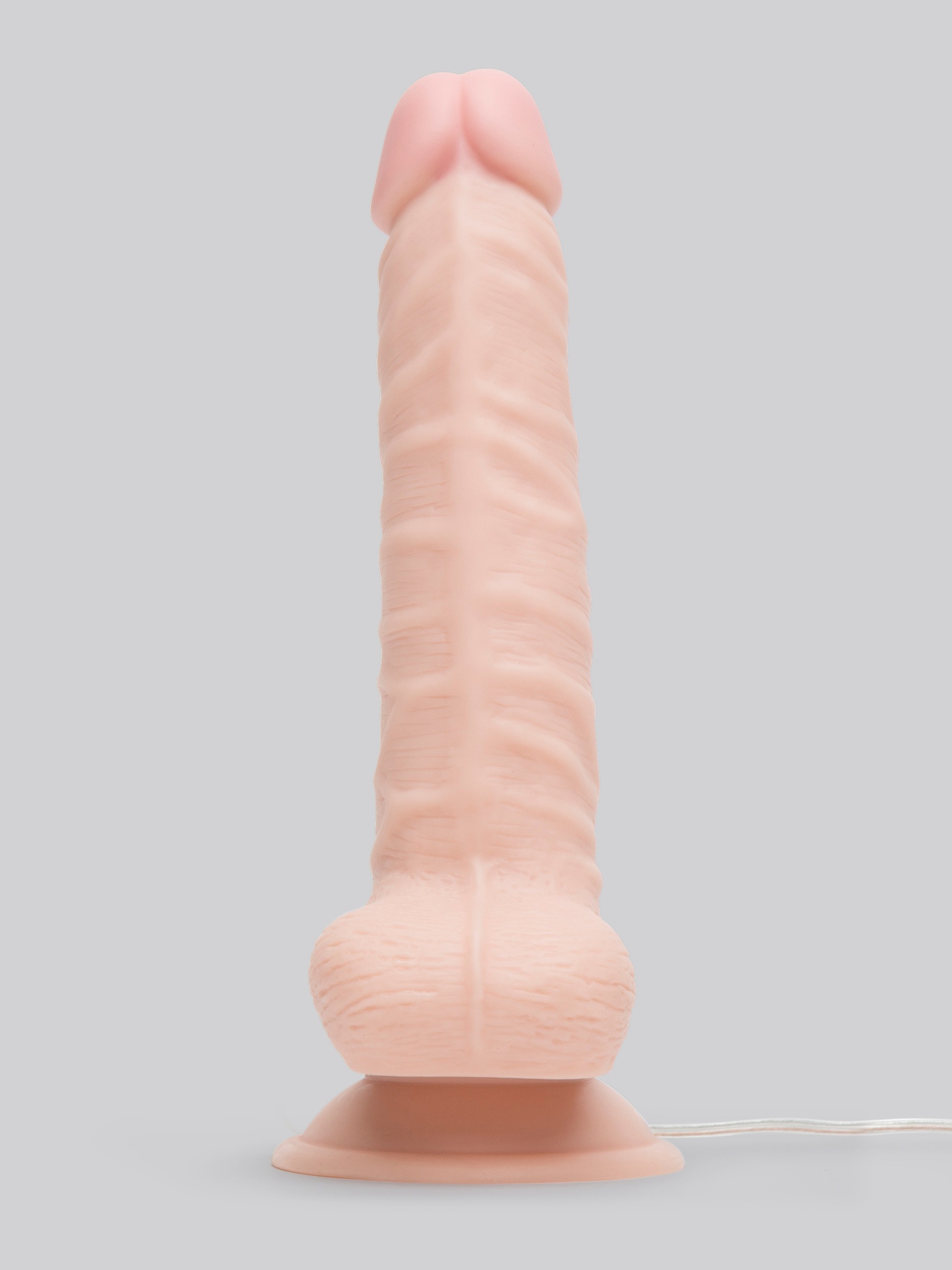 Lifelike Lover Classic Realistic Rotating Dildo Vibrator 8 Inch, Flesh Pink, hi-res