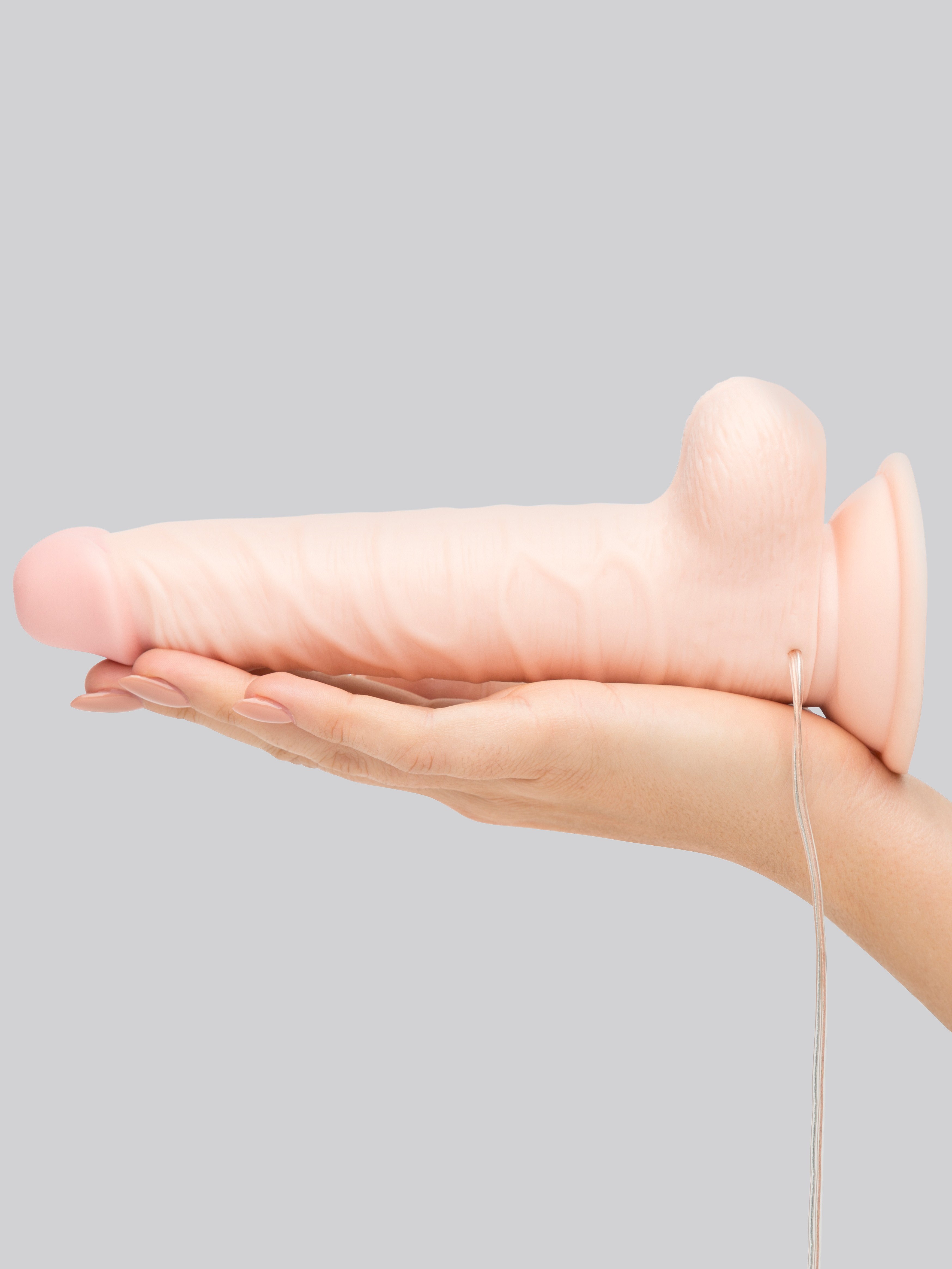 Lifelike Lover Classic Realistic Rotating Dildo Vibrator 8 Inch, Flesh Pink, hi-res