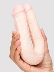 Lifelike Lover Ultra Realistic Girthy Double Penetrator Dildo 7 Inch, Flesh Pink, hi-res