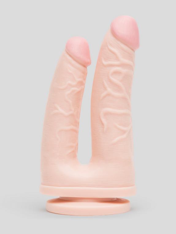Consolador Doble Penetración Realista con Ventosa 15 cm de Lifelike Lover Ultra, Natural (rosa), hi-res