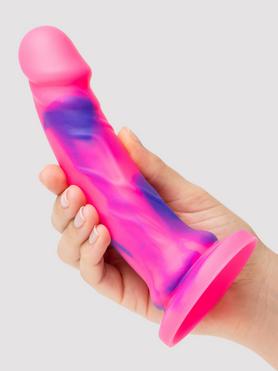 Gode réaliste luxe silicone 18 cm multicolore, Lifelike Lover