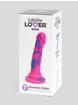 Lifelike Lover Luxe Realistic Multicoloured Silicone Dildo 7 Inch, Pink, hi-res