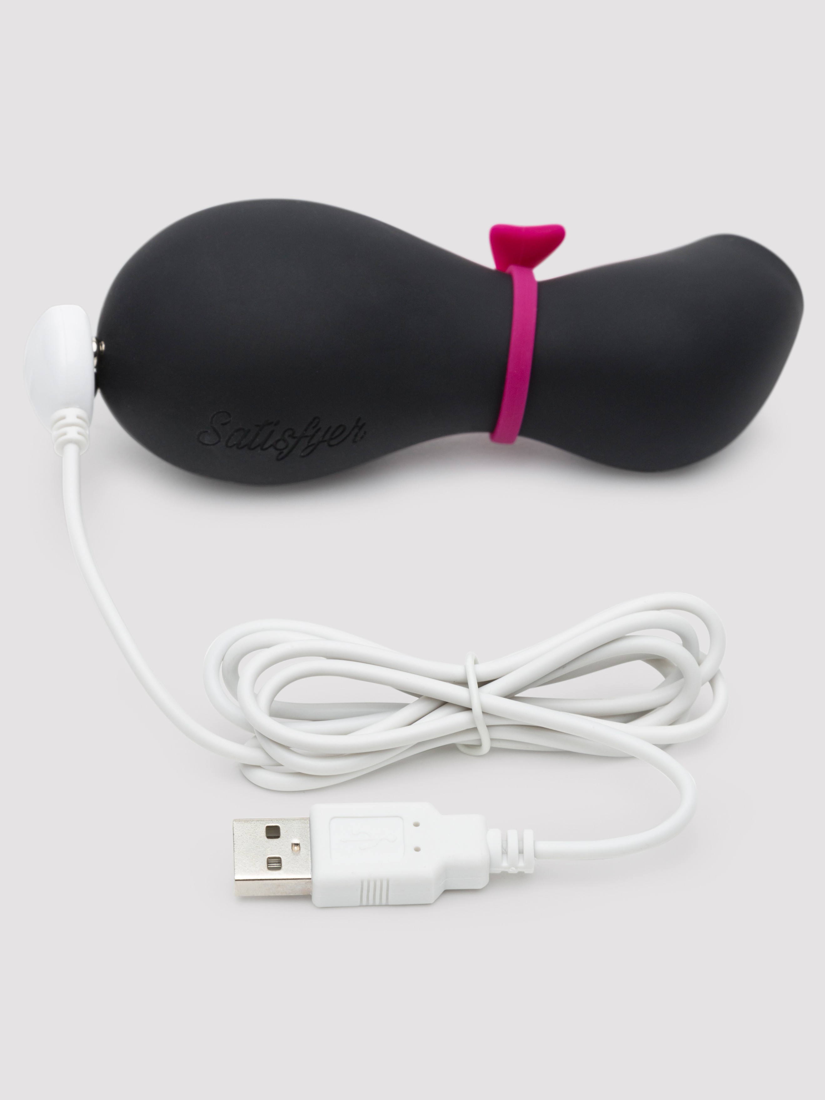 Satisfyer Penguin Rechargeable Clitoral Stimulator, Black, hi-res