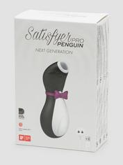 Satisfyer Penguin Rechargeable Clitoral Stimulator, Black, hi-res