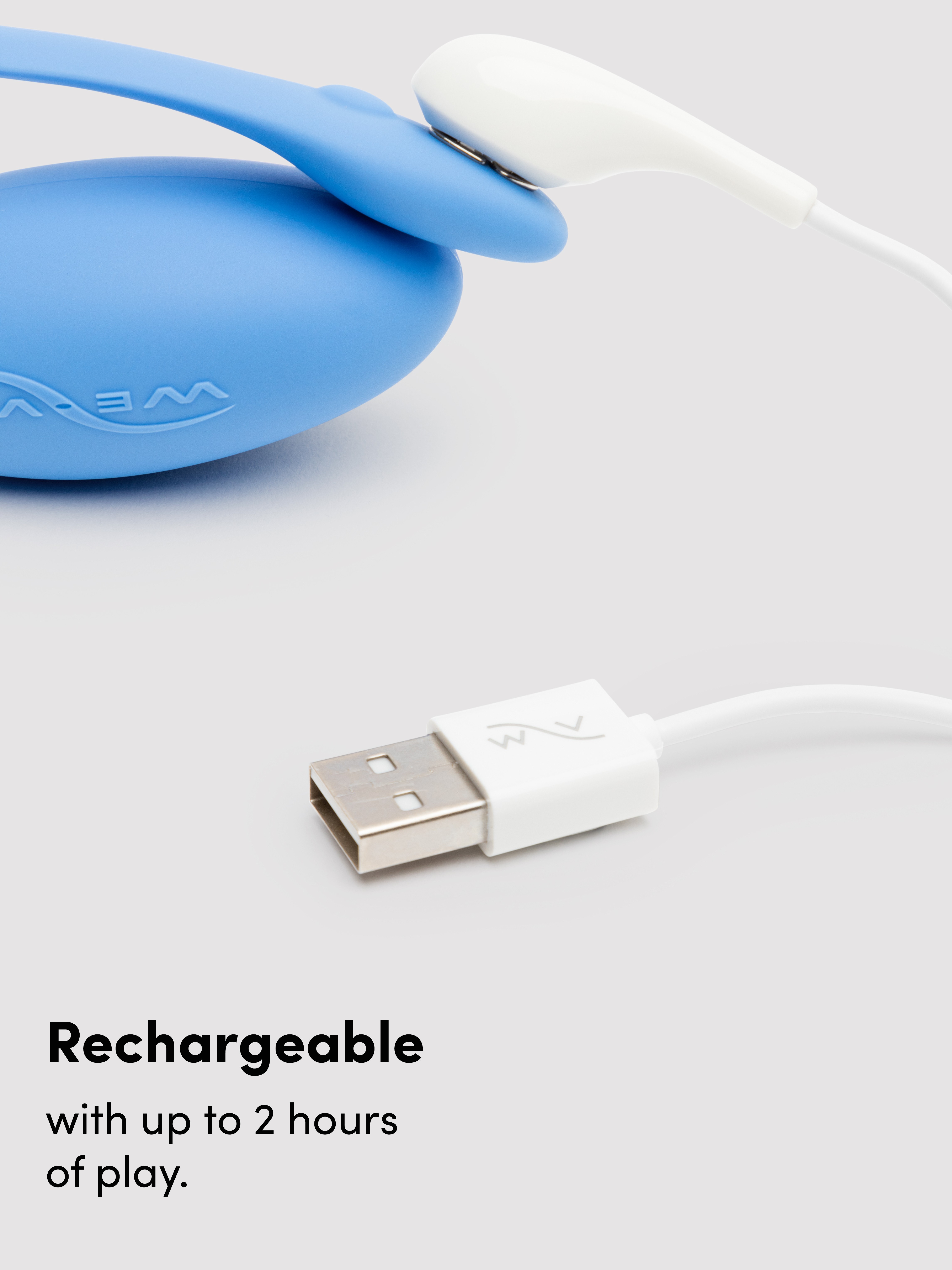 We-Vibe Jive App Controlled Rechargeable Vibrating G-Spot Love Egg, Blue, hi-res