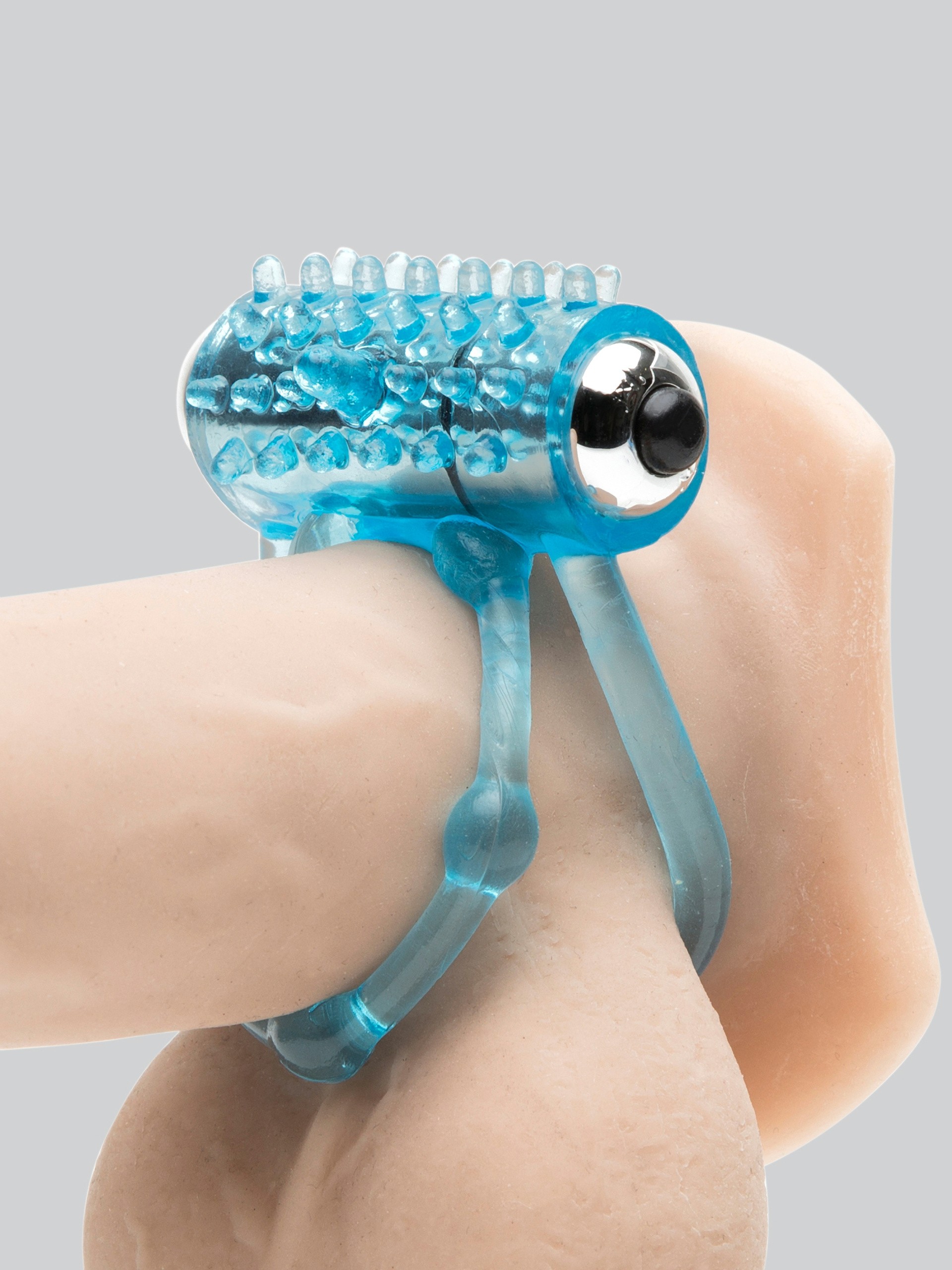 BASICS Buzz Cock Vibrating Cock Ring, Blue, hi-res