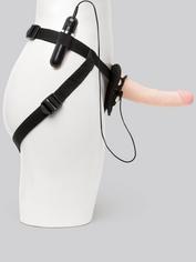 Lifelike Lover Ultra Realistic Dildo Vibrator Harness Kit 7 Inch, Flesh Pink, hi-res