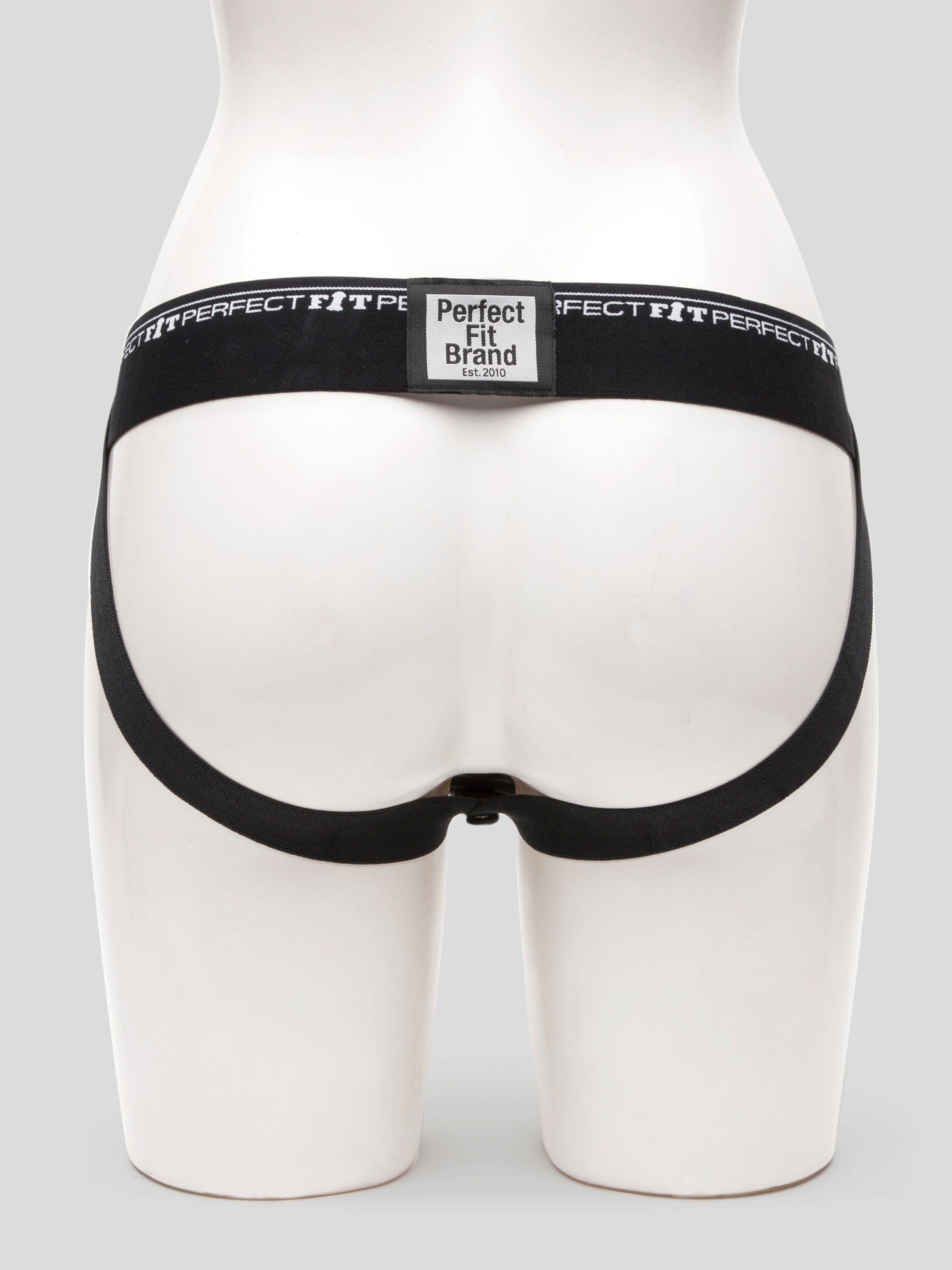 Perfect Fit Zoro Strap-On Kit with Silicone Dildo 6.5 Inch, Black, hi-res