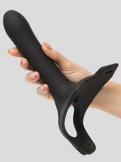 Perfect Fit Zoro Strap-On Kit with Silicone Dildo 6.5 Inch, Black, hi-res