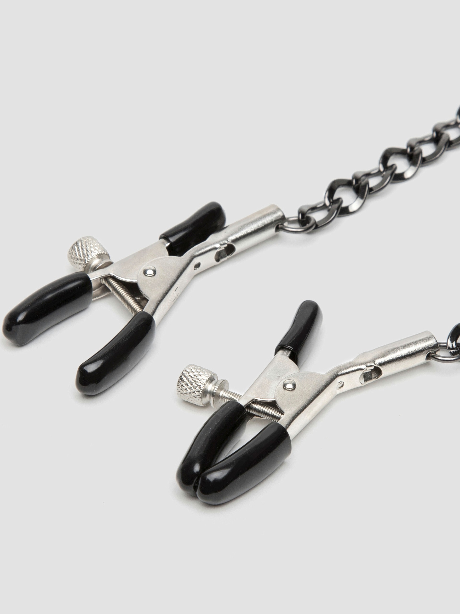 First Time Adjustable Nipple Teaser Clamps, Silver, hi-res