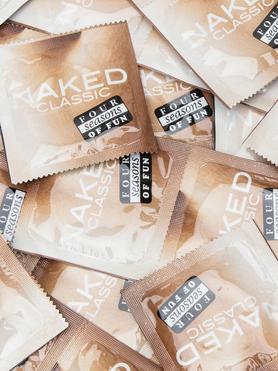 Four Seasons Naked Classic Latex Condoms (144 Pack)