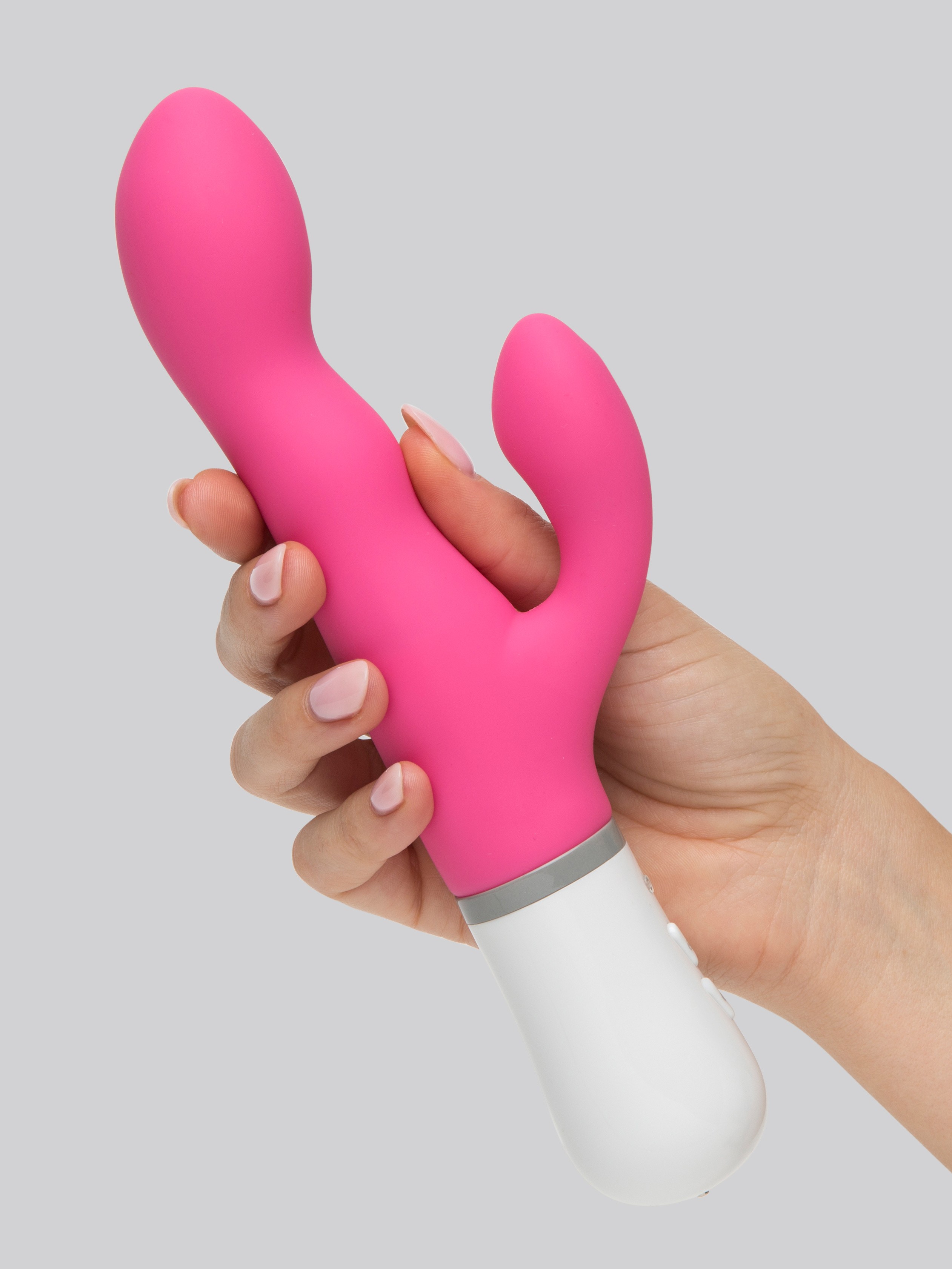 Lovense Nora App Controlled Rechargeable Rotating Rabbit Vibrator, Pink, hi-res