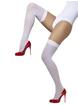 Fever Over The Knee Opaque Hold-Ups, White, hi-res