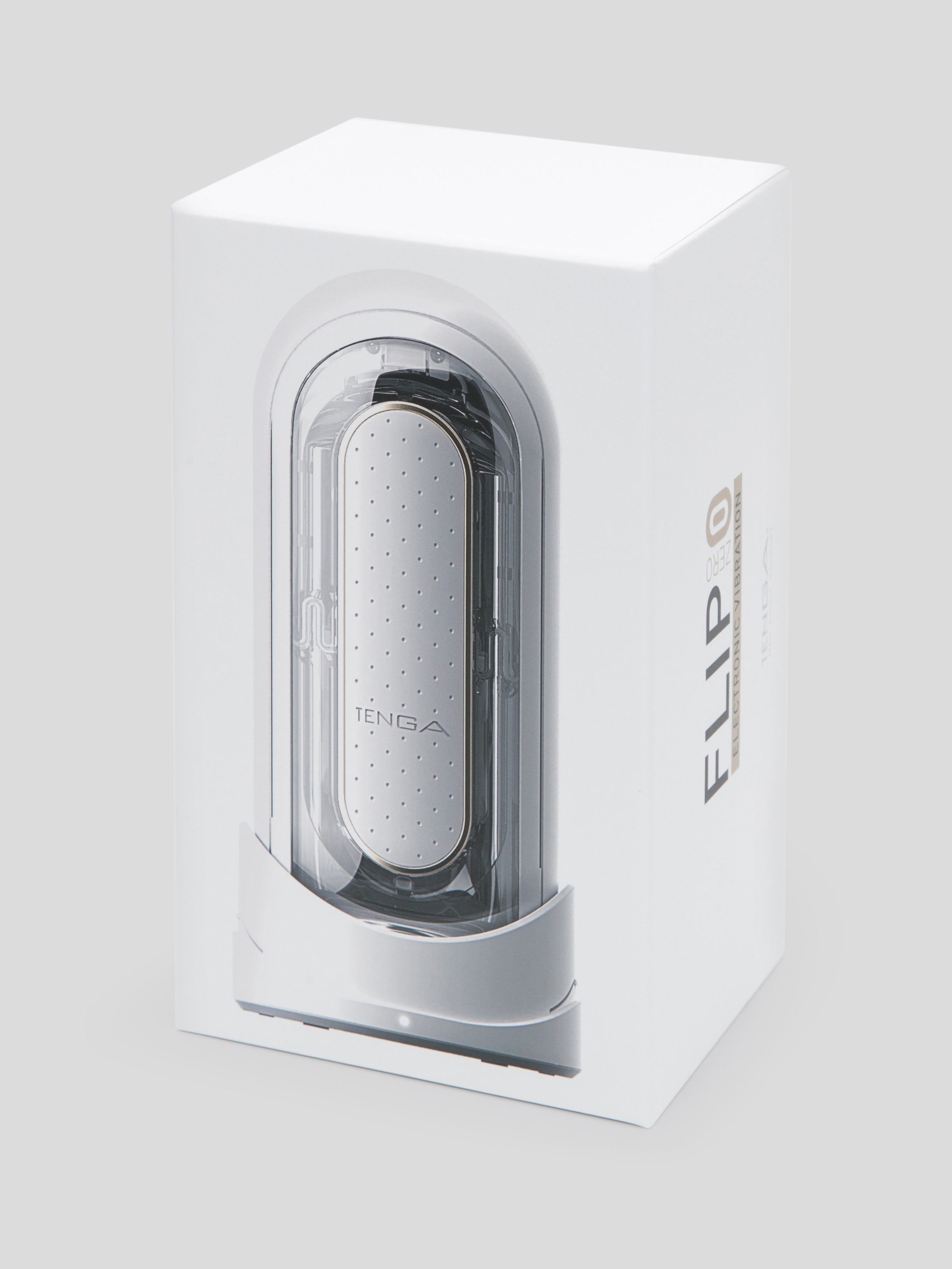 TENGA Flip Zero Rechargeable Vibrating Male Masturbator, White, hi-res