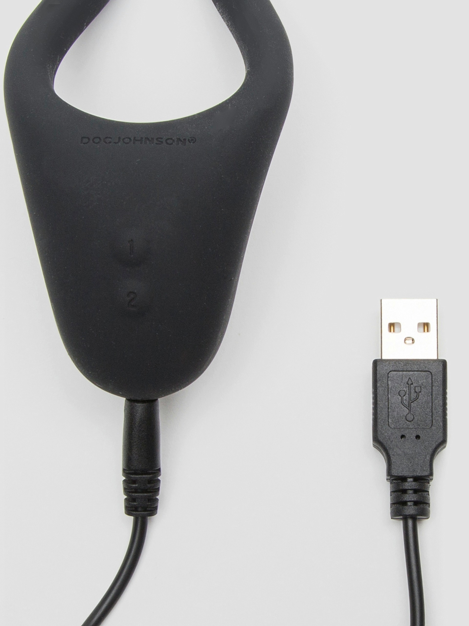 Doc Johnson Tryst Rechargeable 7 Function Multi-Erogenous Vibrator, Black, hi-res