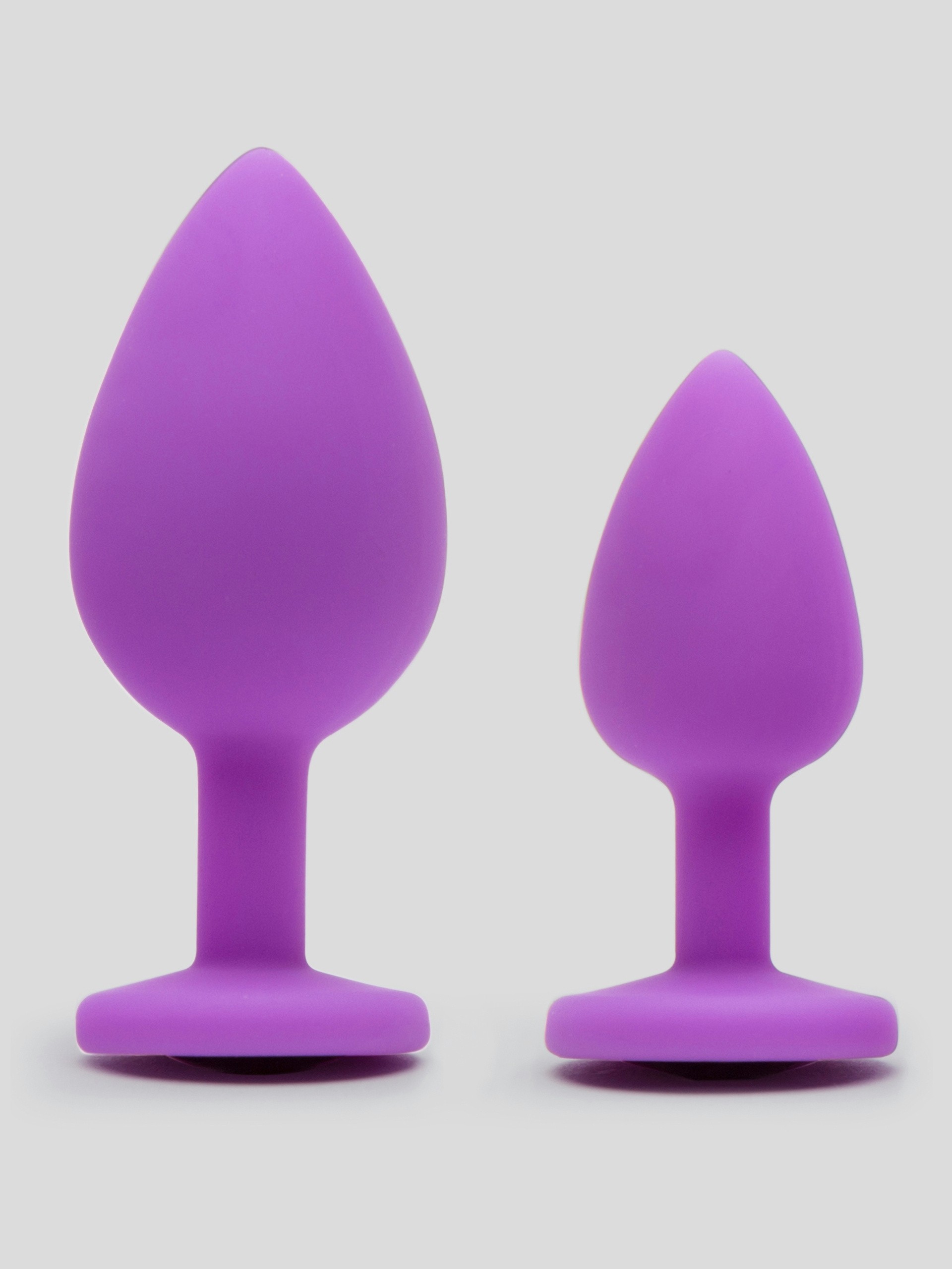 Annabelle Knight Oh My! Jeweled Butt Plug Set, Purple, hi-res