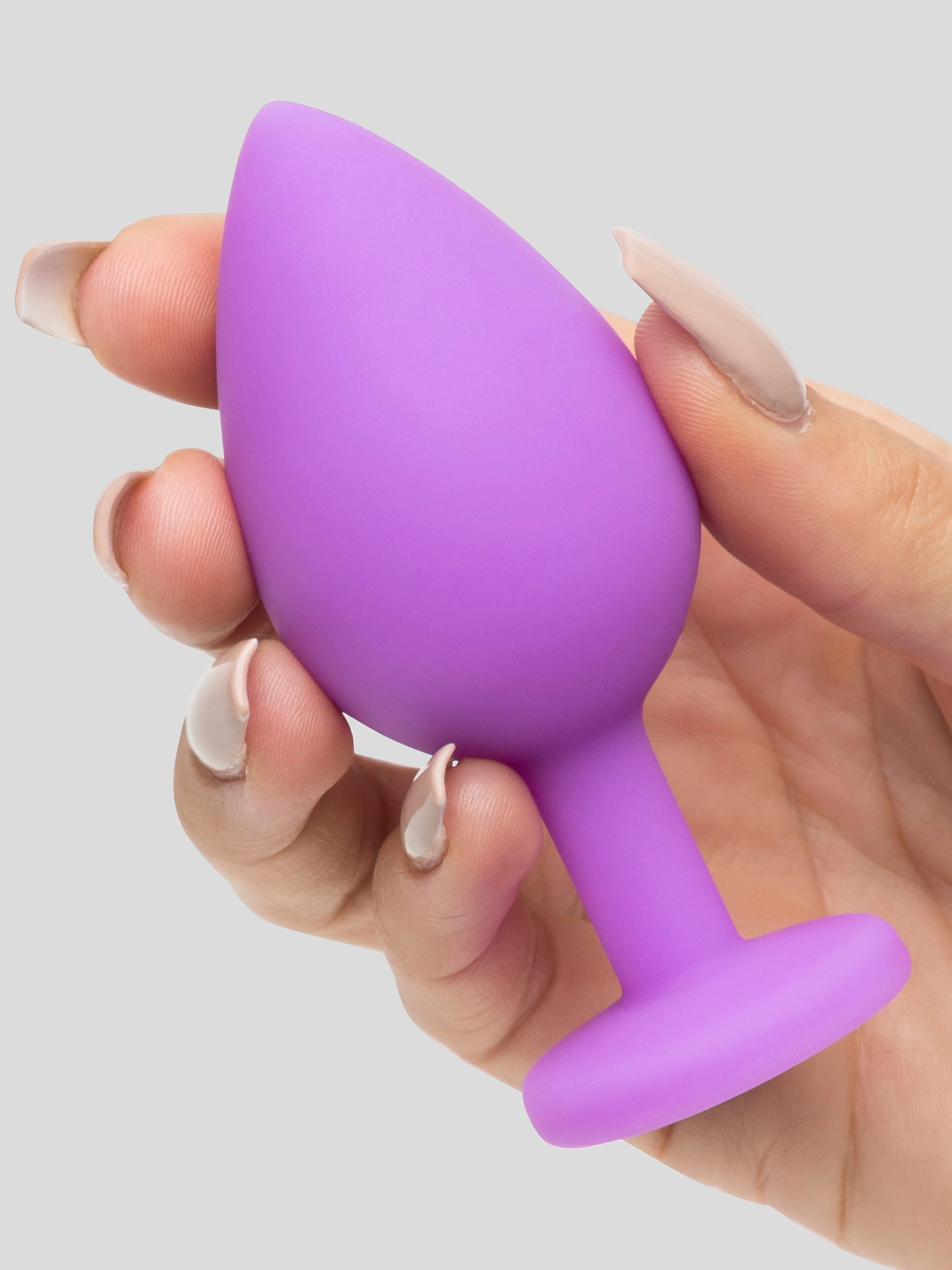 Annabelle Knight Oh My! Jeweled Butt Plug Set, Purple, hi-res