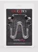 Nipple Play Adjustable Nipple Clamps with Chain, Silver, hi-res